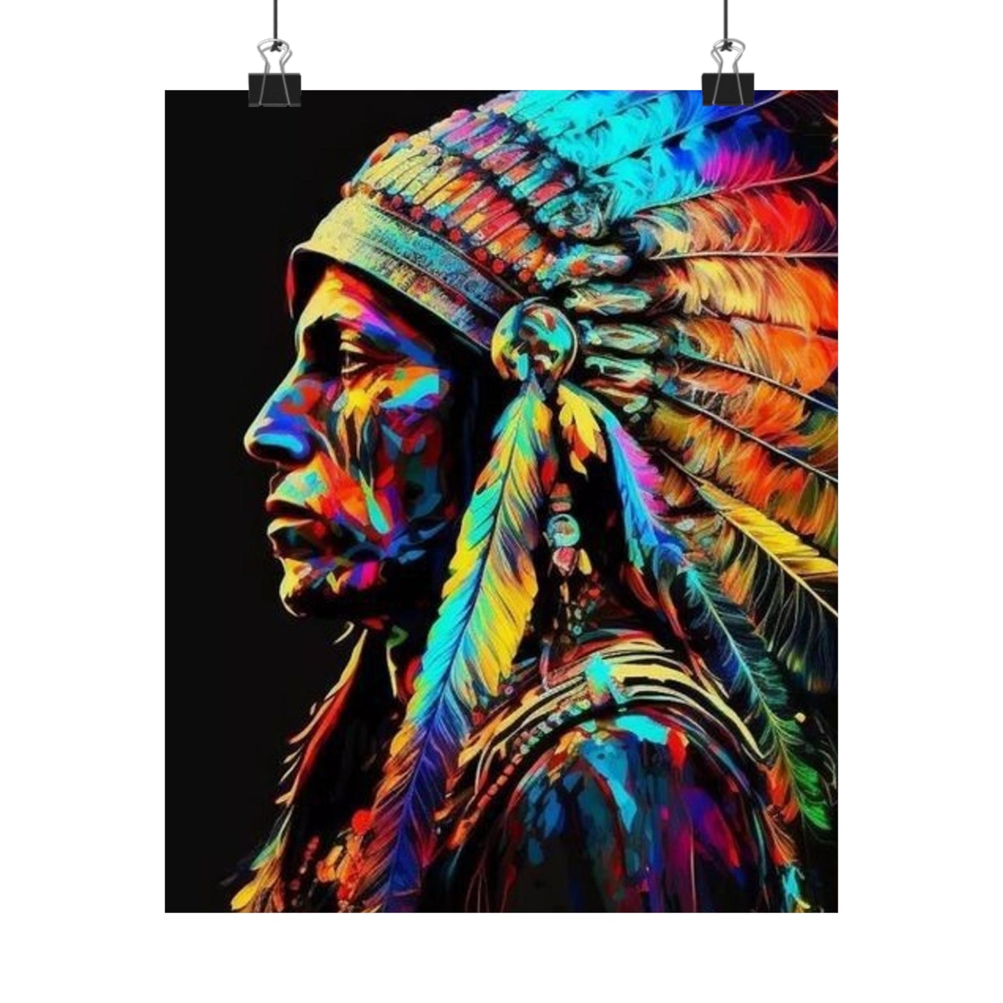 Chief of all colors Matte Vertical Posters