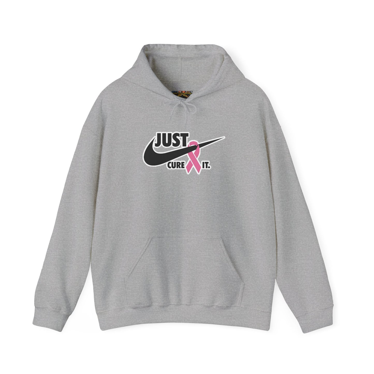 Just Cure It Unisex Hoodie - Support Breast Cancer Awareness
