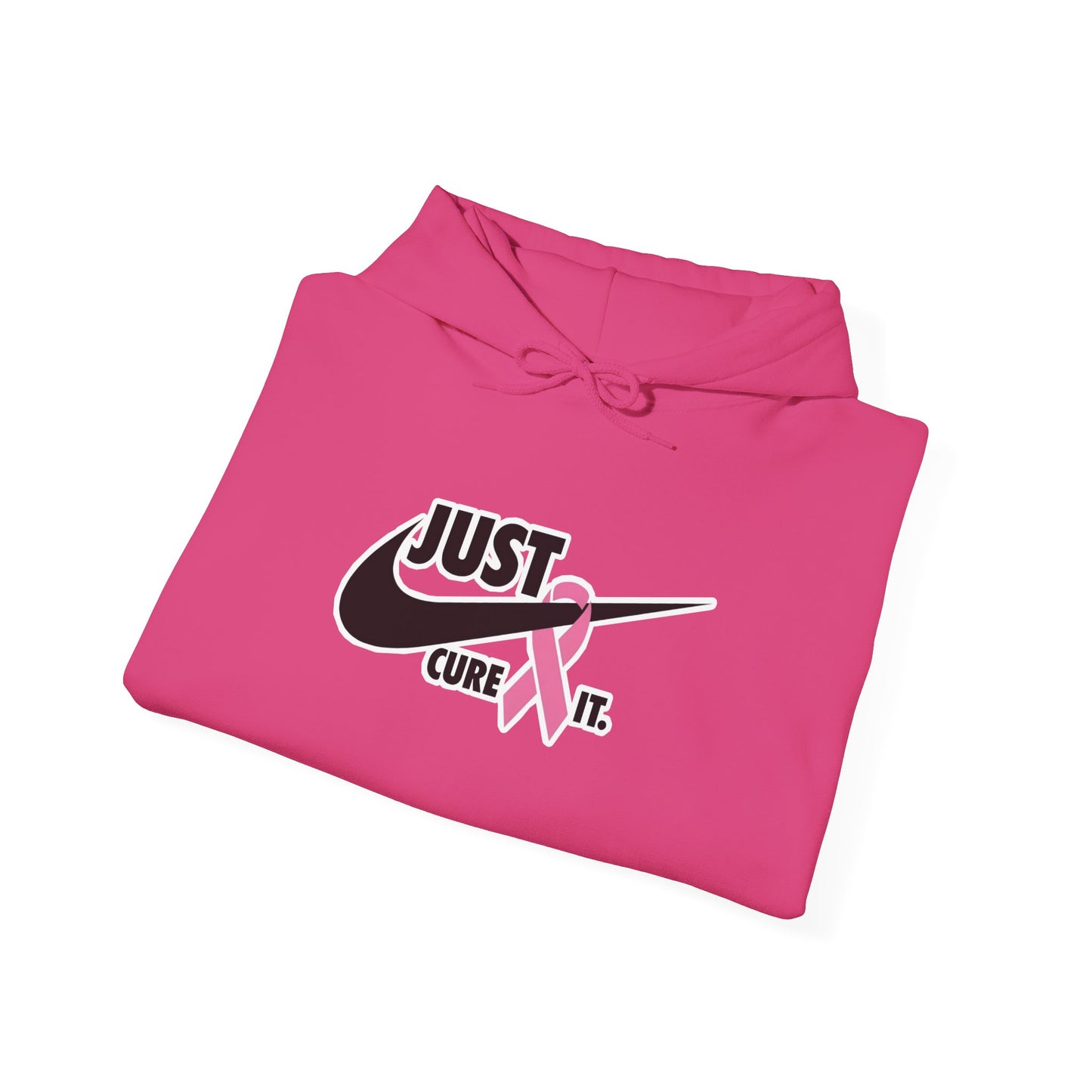 Just Cure It Unisex Hoodie - Support Breast Cancer Awareness