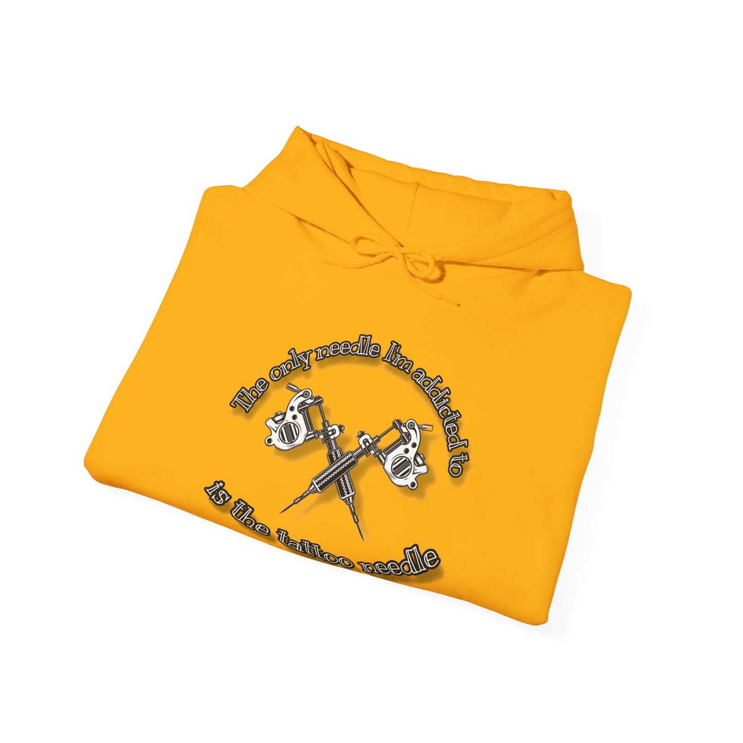 The only needle I'm addicted to Unisex Heavy Blend™ Hooded Sweatshirt