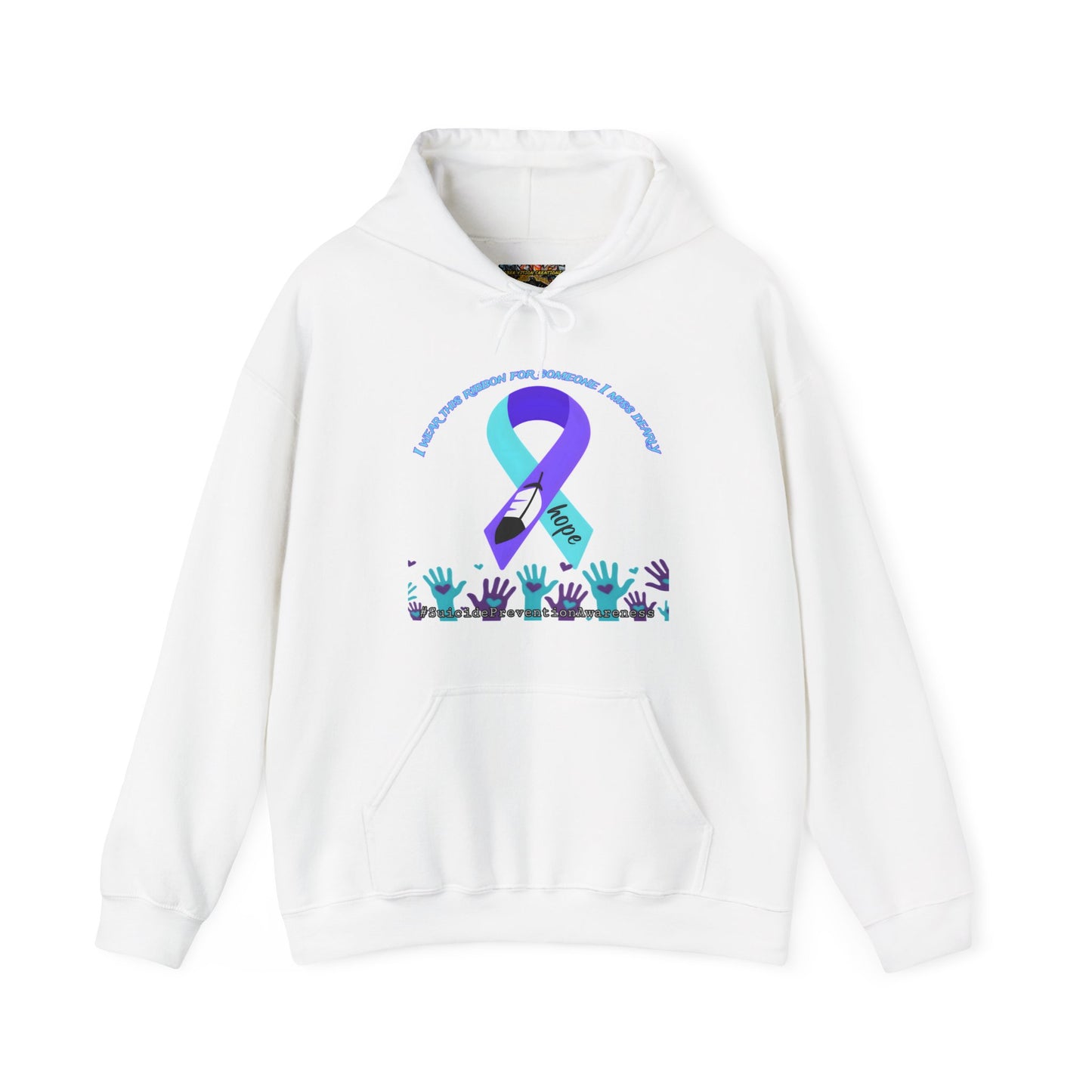Suicide Prevention Awareness Hoodie, Unisex Support Sweatshirt, Motivational Gift for Activists, Mental Health Awareness, Comfort Wear for Causes