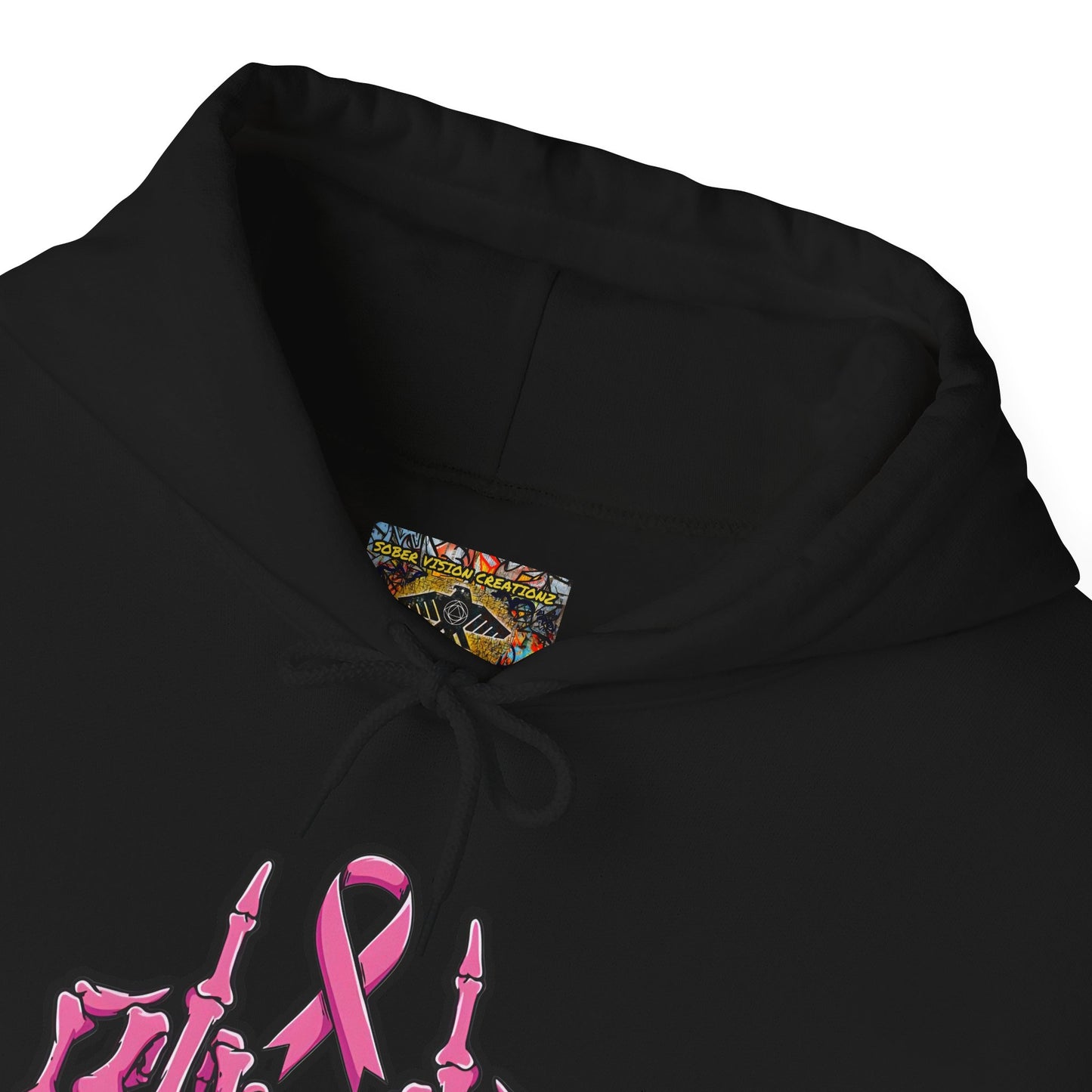 Fk Breast Cancer Hooded Sweatshirt, Supportive Apparel, Gift for Cancer Fighters, Unisex Hoodie, Comfortable & Stylish
