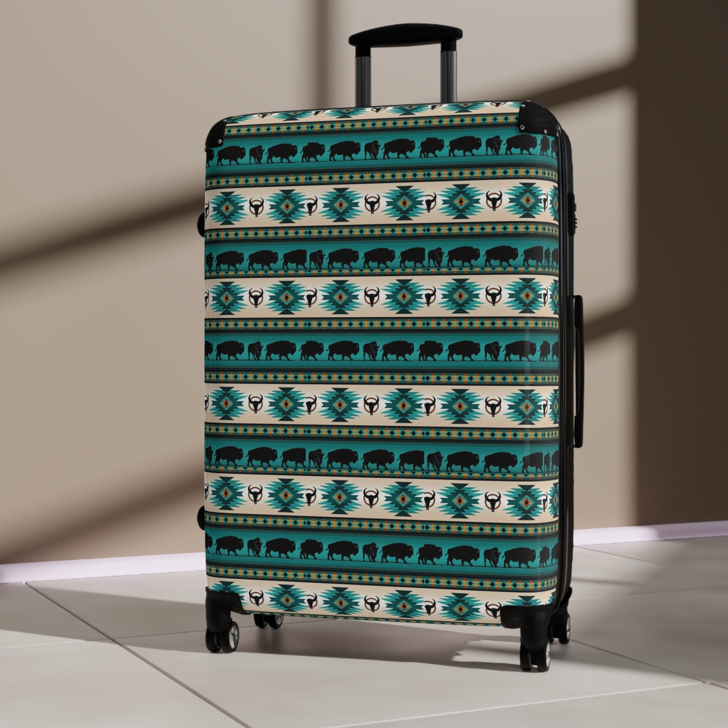 Indigenous Print Suitcase
