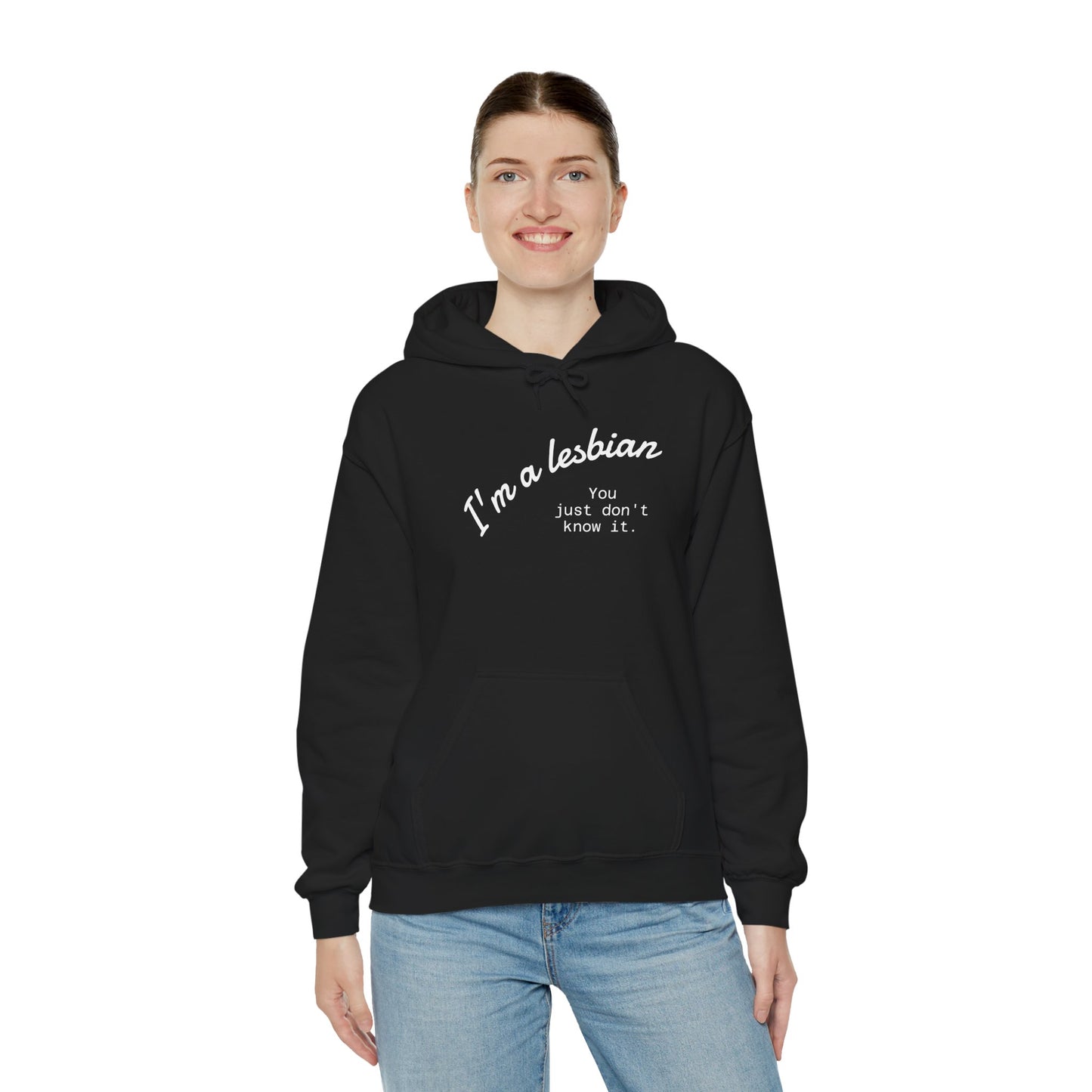 I'm a lesbian Hoodie, Unisex Sweatshirt, Casual Wear, Inclusive Gift