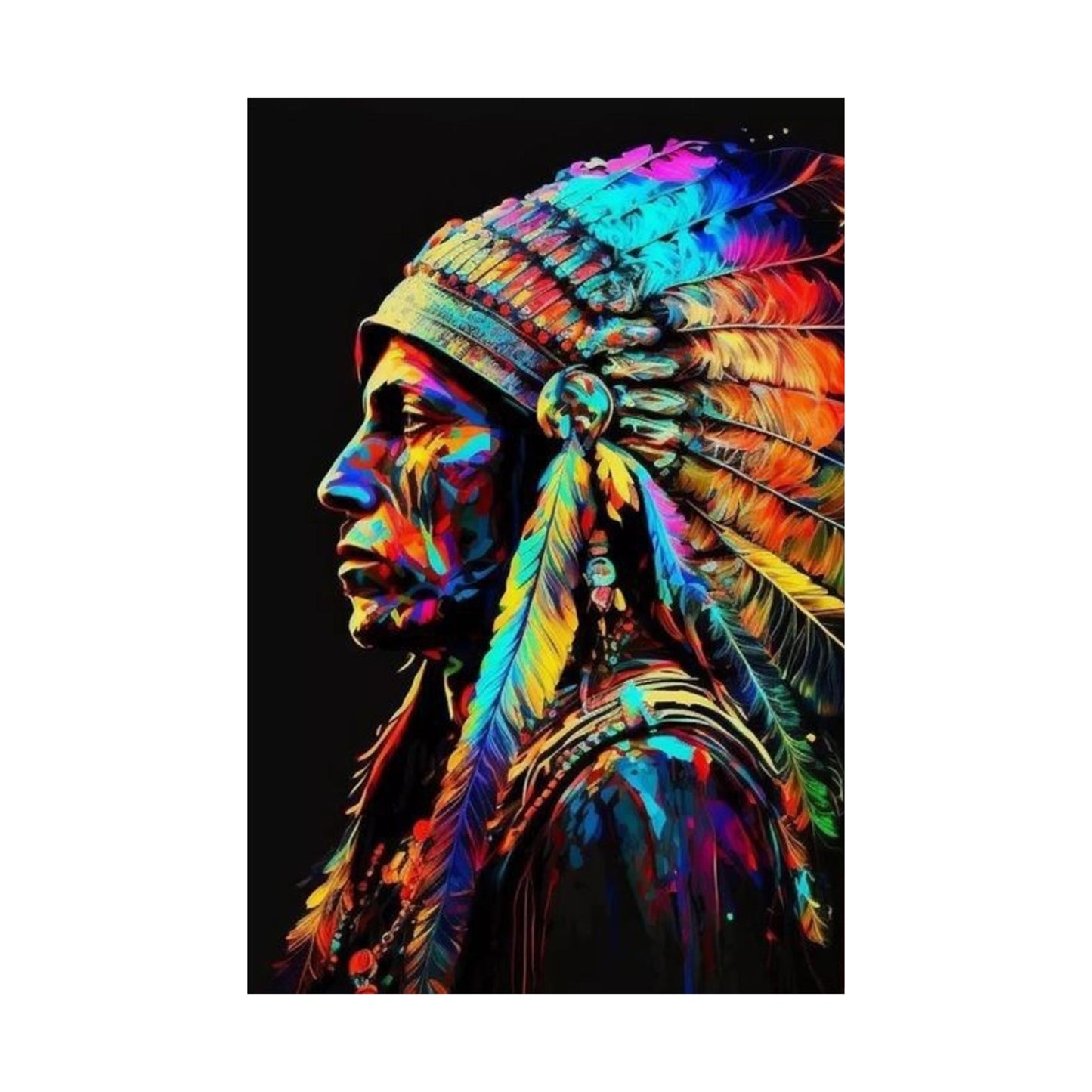 Chief of all colors Matte Vertical Posters