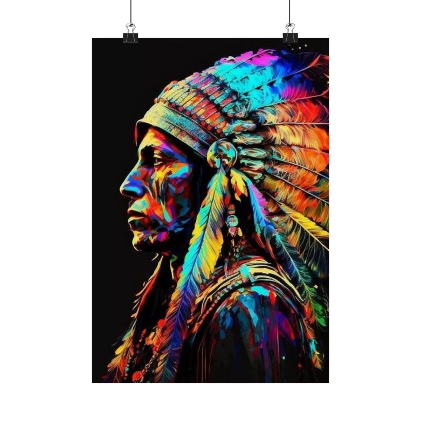Chief of all colors Matte Vertical Posters