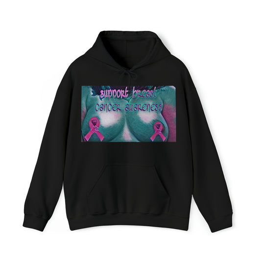 Support breast cancer awareness Hooded Sweatshirt