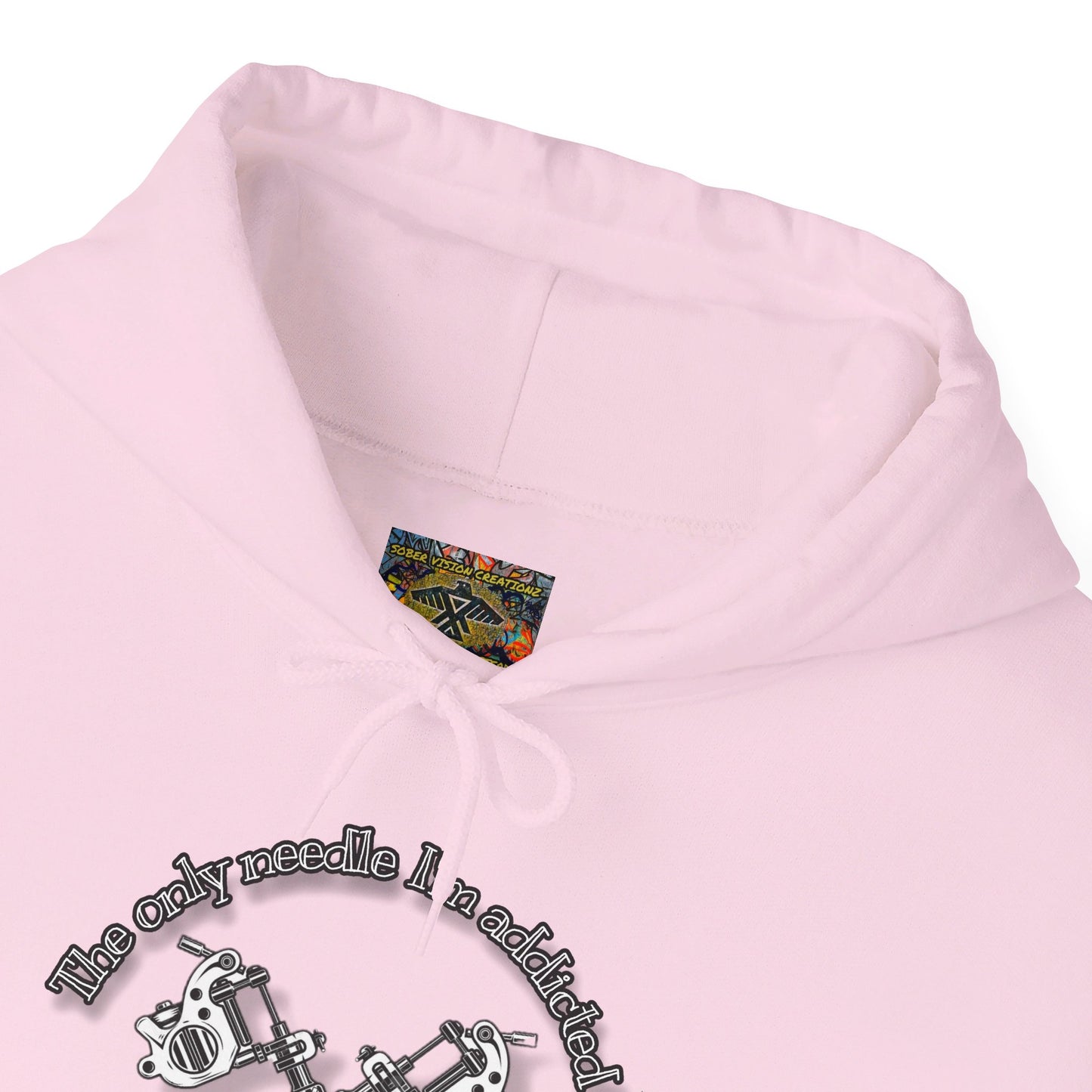 The only needle I'm addicted to Unisex Heavy Blend™ Hooded Sweatshirt