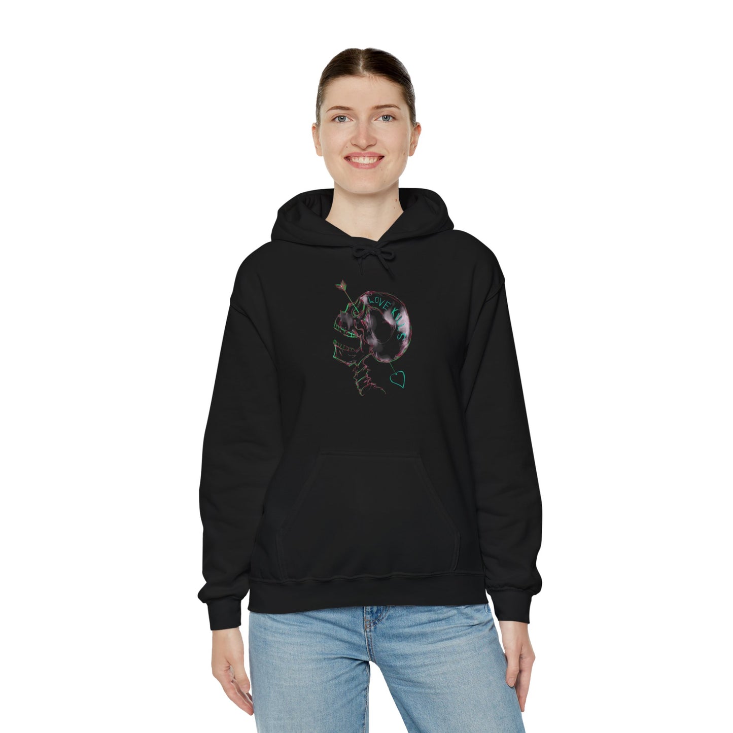 Love Kills Unisex Heavy Blend™ Hooded Sweatshirt