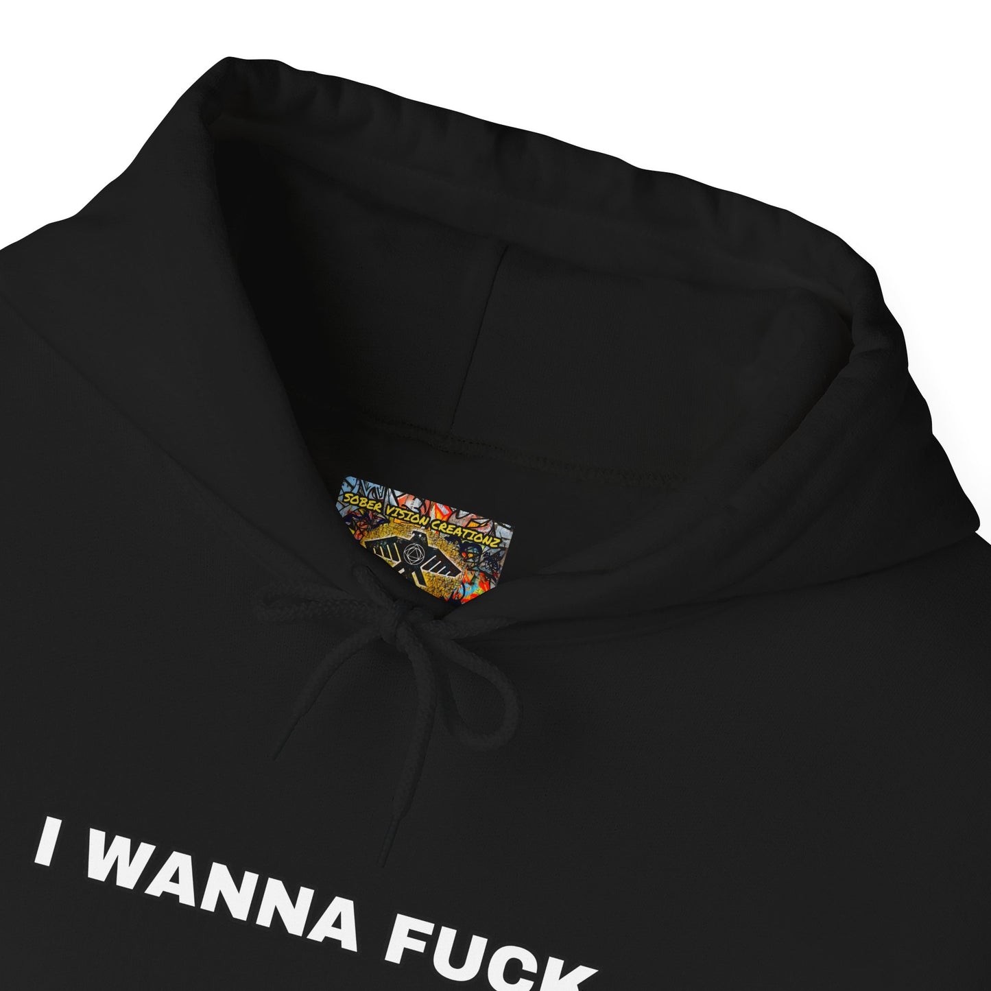 I WANNA FUCKing feel okay Hoodie Unisex Sweatshirt, Casual Streetwear, Funny Gift, Relaxed Fit