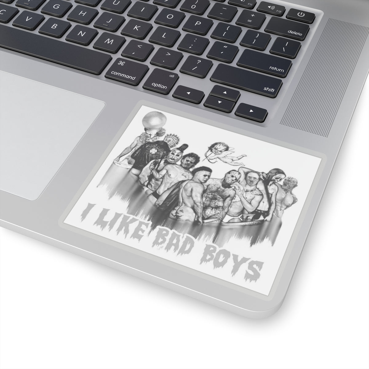 I like bad boys Kiss-Cut Stickers