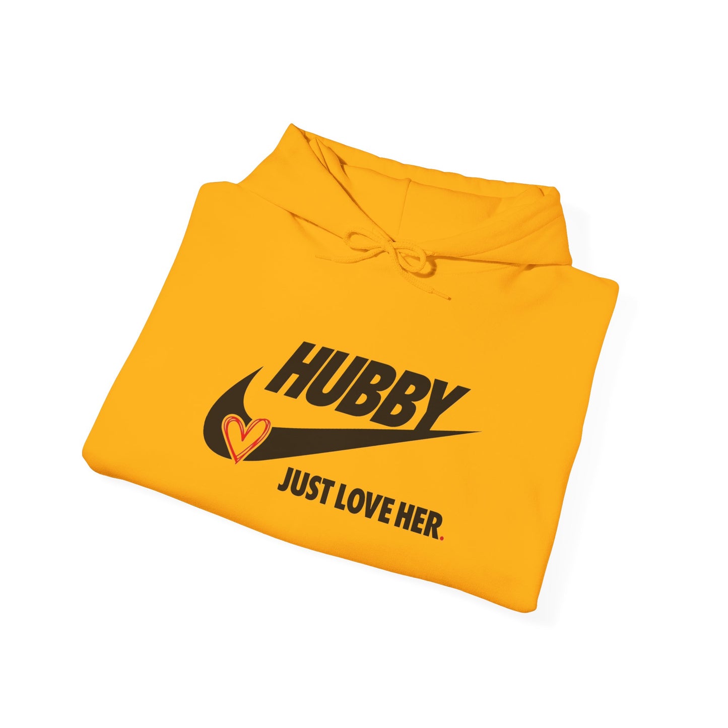 Hubby: Just Love Her Unisex Heavy Blend™ Hooded Sweatshirt