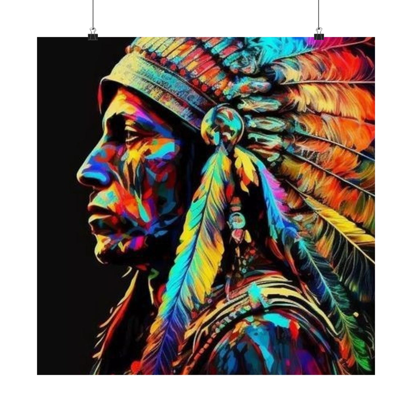 Chief of all colors Matte Vertical Posters