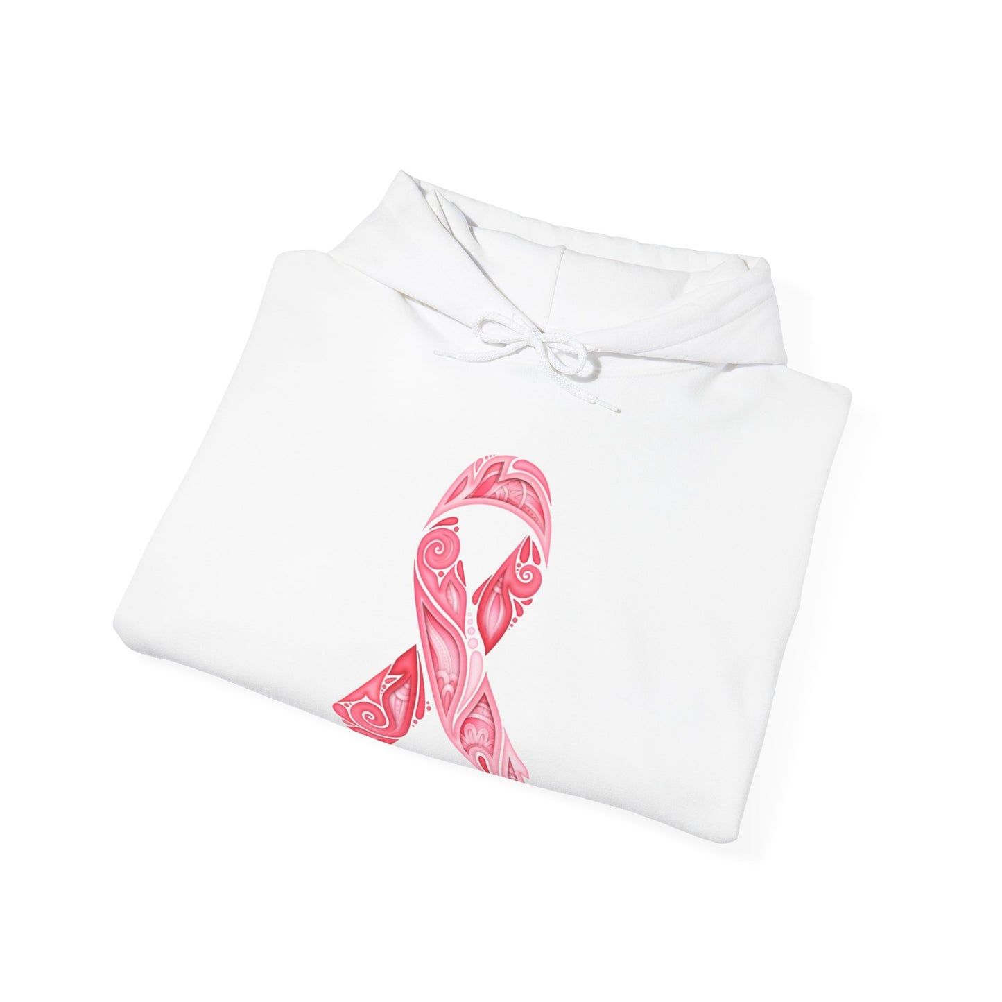 Pink Ribbon Awareness Hoodie - Breast Cancer Support Sweatshirt, Gift for Her, Comfort Wear, Fundraiser Apparel, Cozy Layer