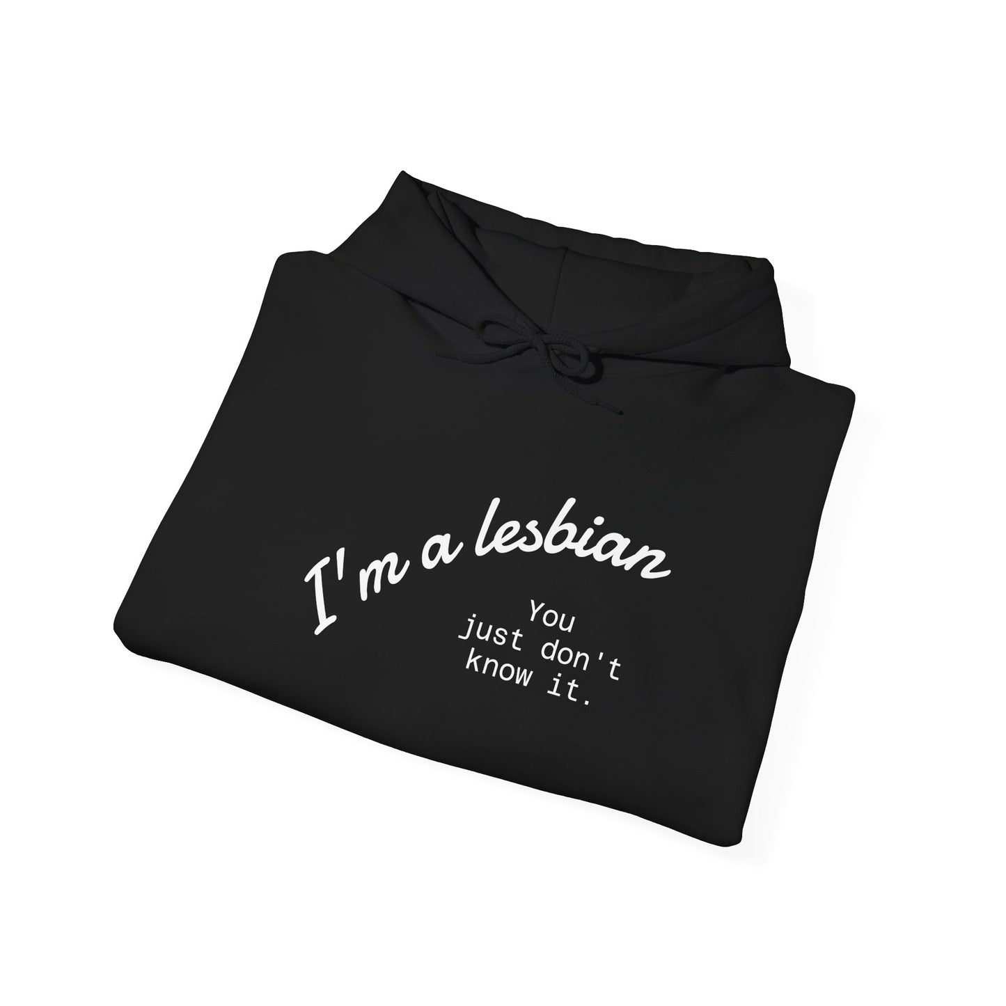 I'm a lesbian Hoodie, Unisex Sweatshirt, Casual Wear, Inclusive Gift