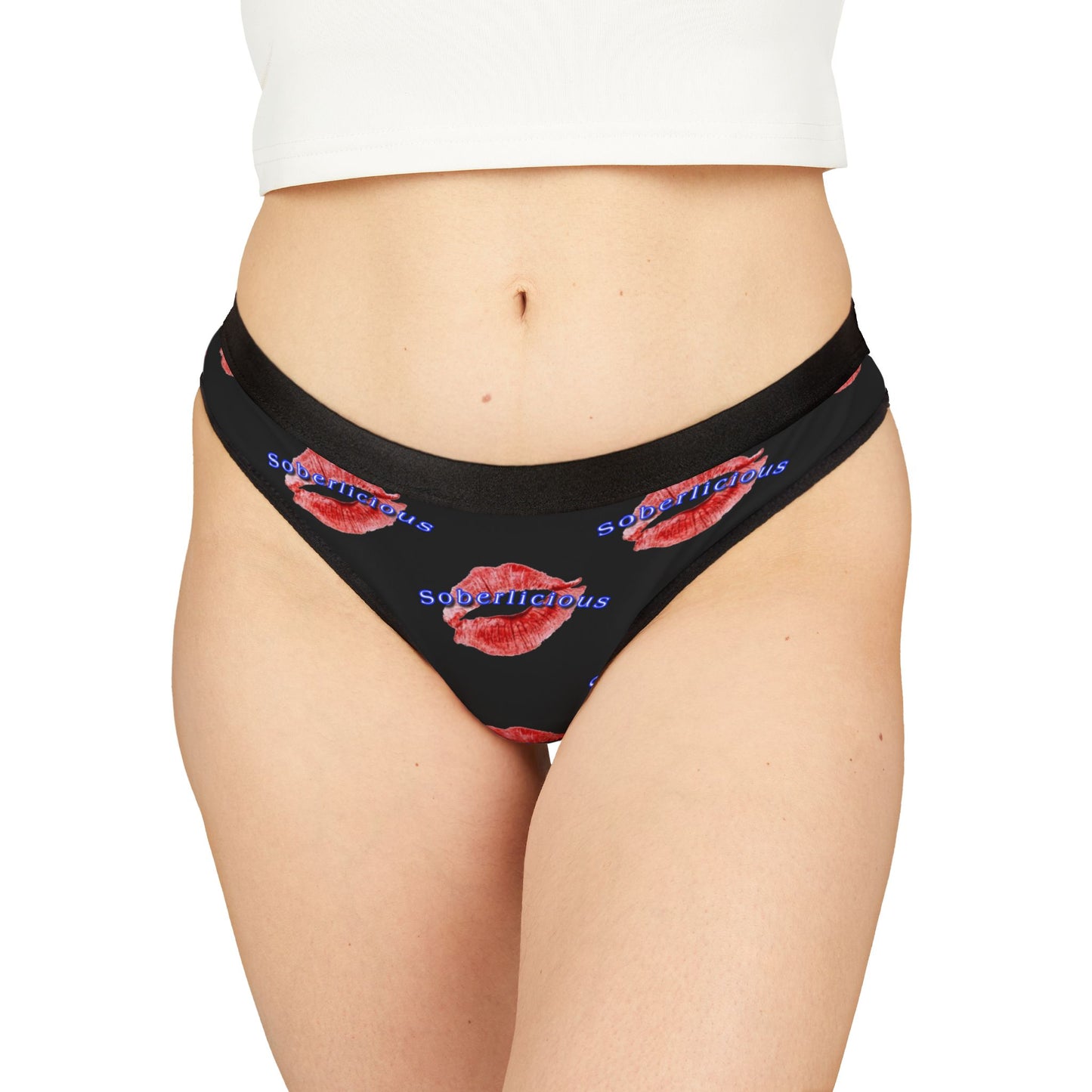 Soberlicious Women's Thongs (AOP)