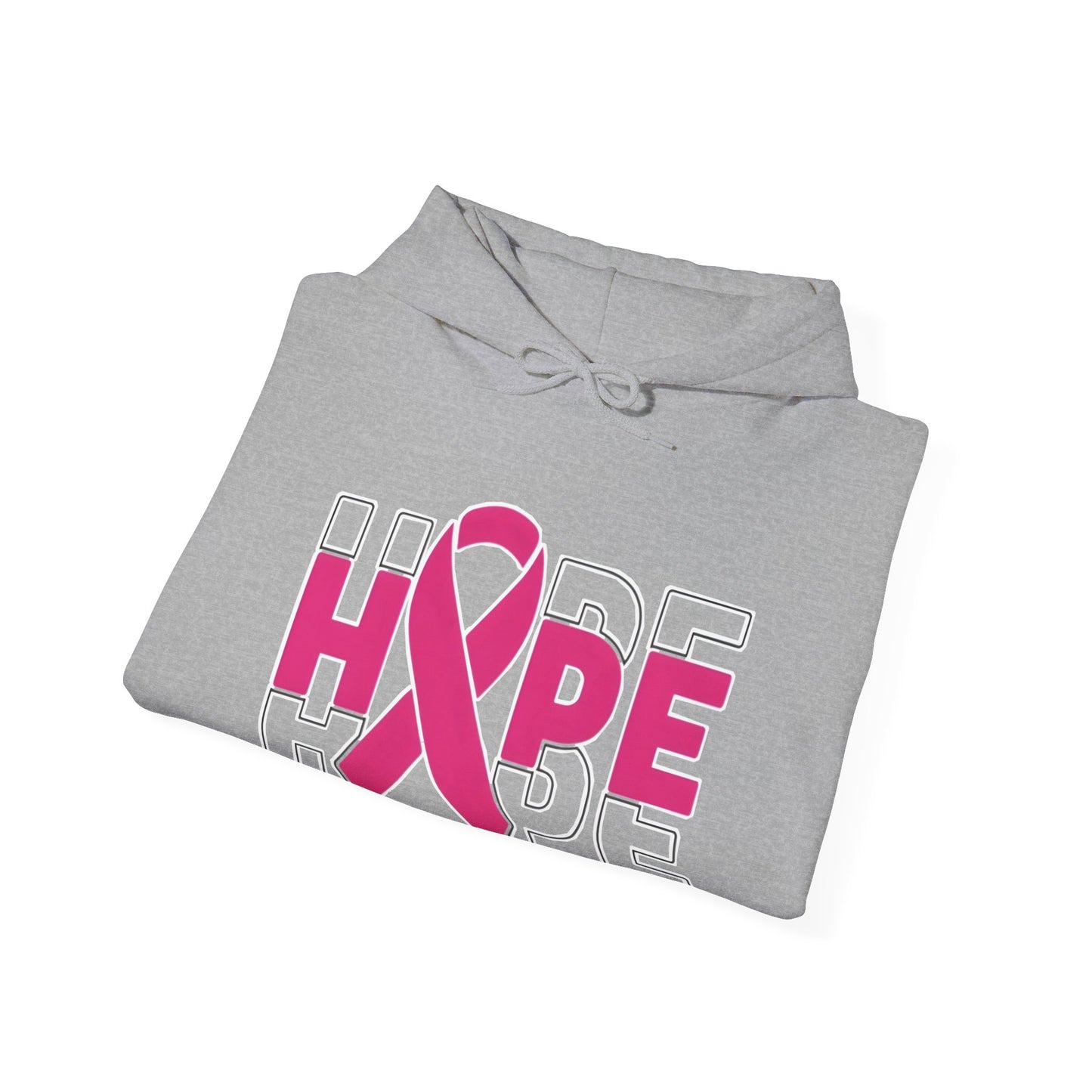 Hope Awareness Hoodie, Breast Cancer Support Sweatshirt, Inspirational Gift, Cozy Pullover, Unisex Hoodie, Everyday Wear
