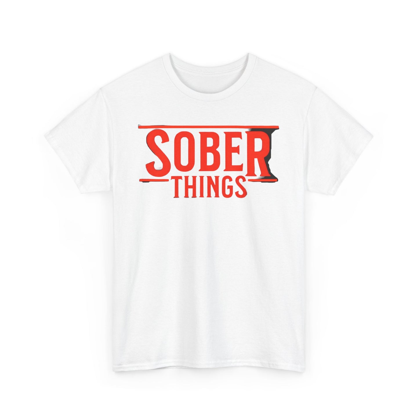 Sober Things Unisex Heavy Cotton Tee