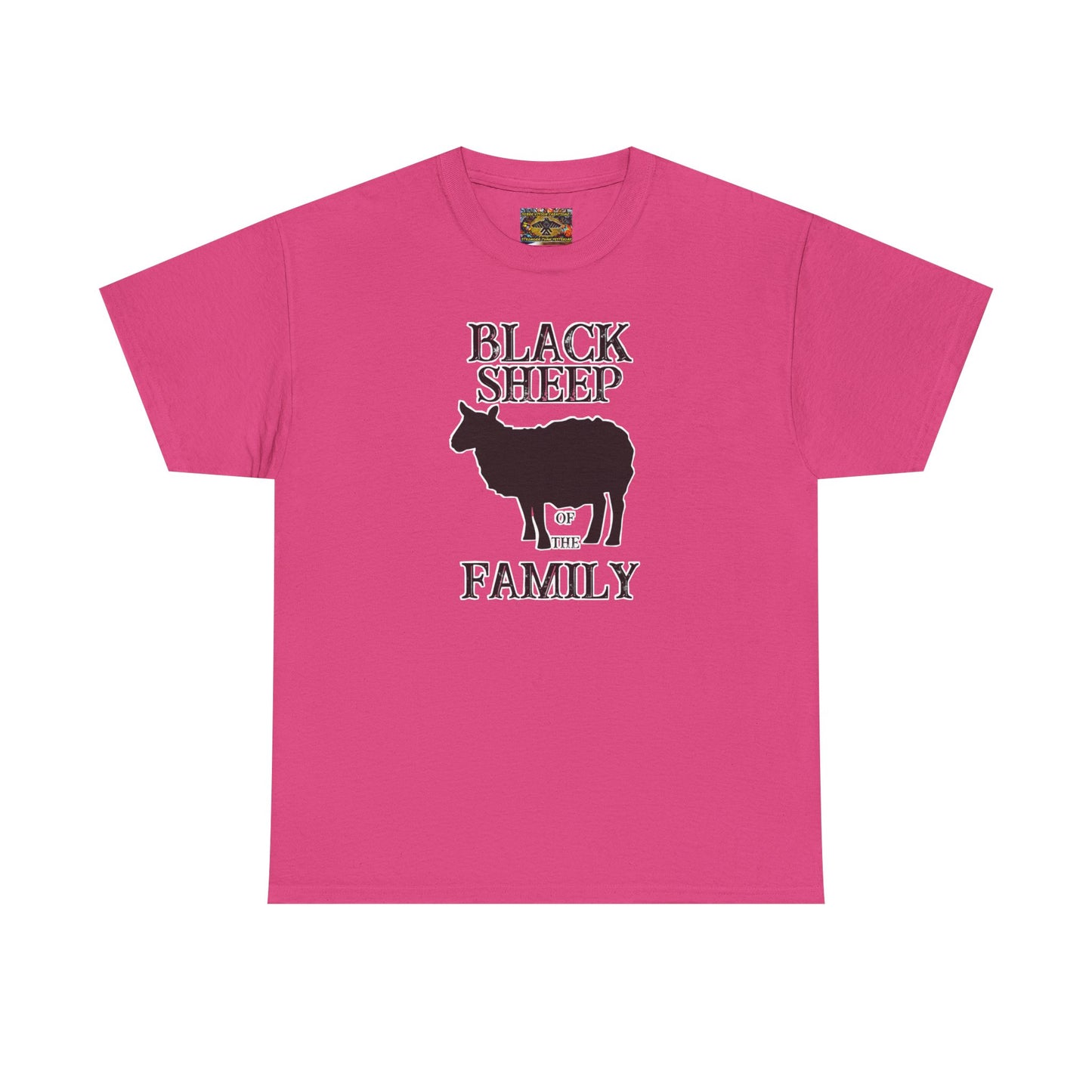 Black Sheep Of The Family Unisex Heavy Cotton Tee | Funny Family Shirt, Gift for Family Reunions, Casual Wear, Unique Gift