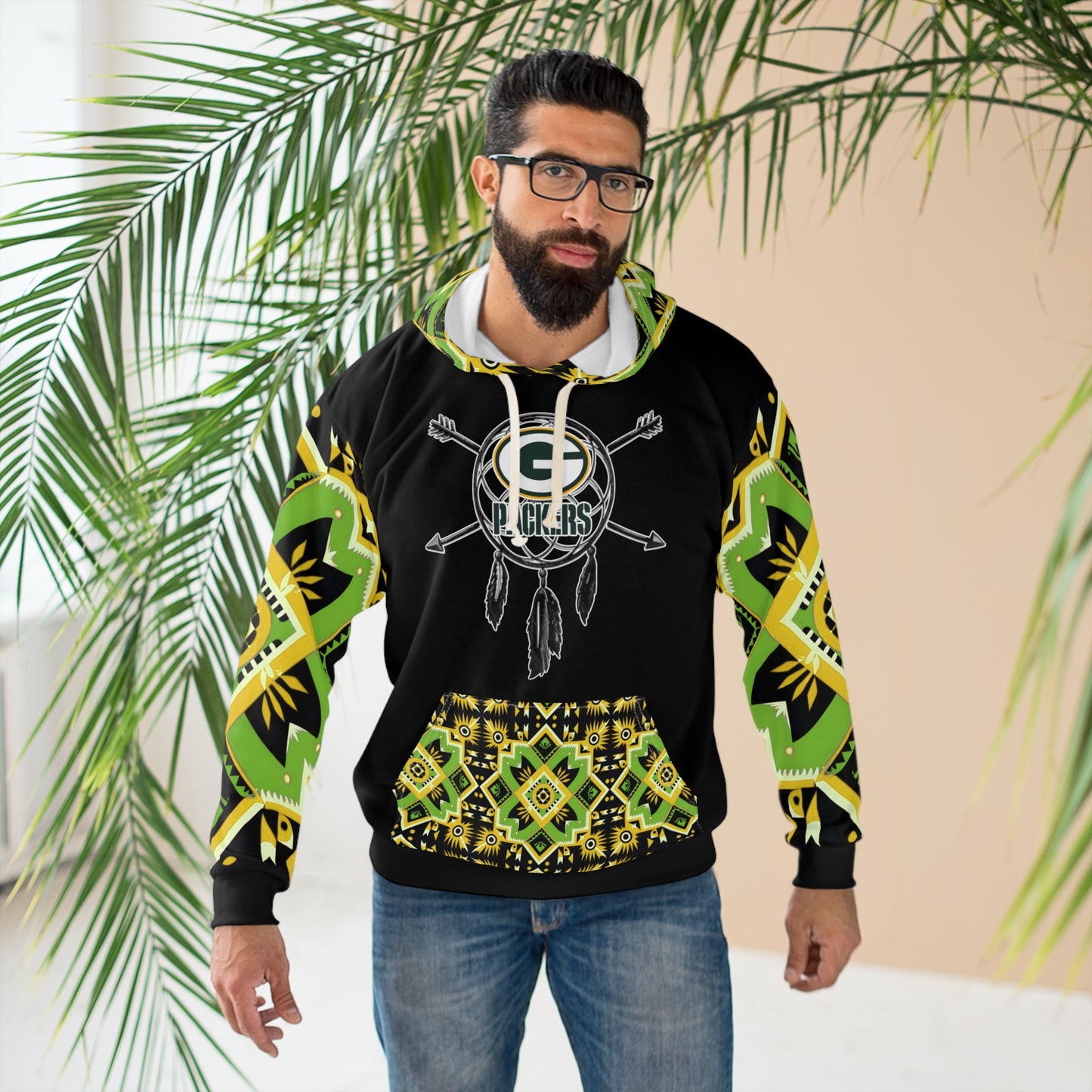Tribal Print GBP Unisex Pullover Hoodie