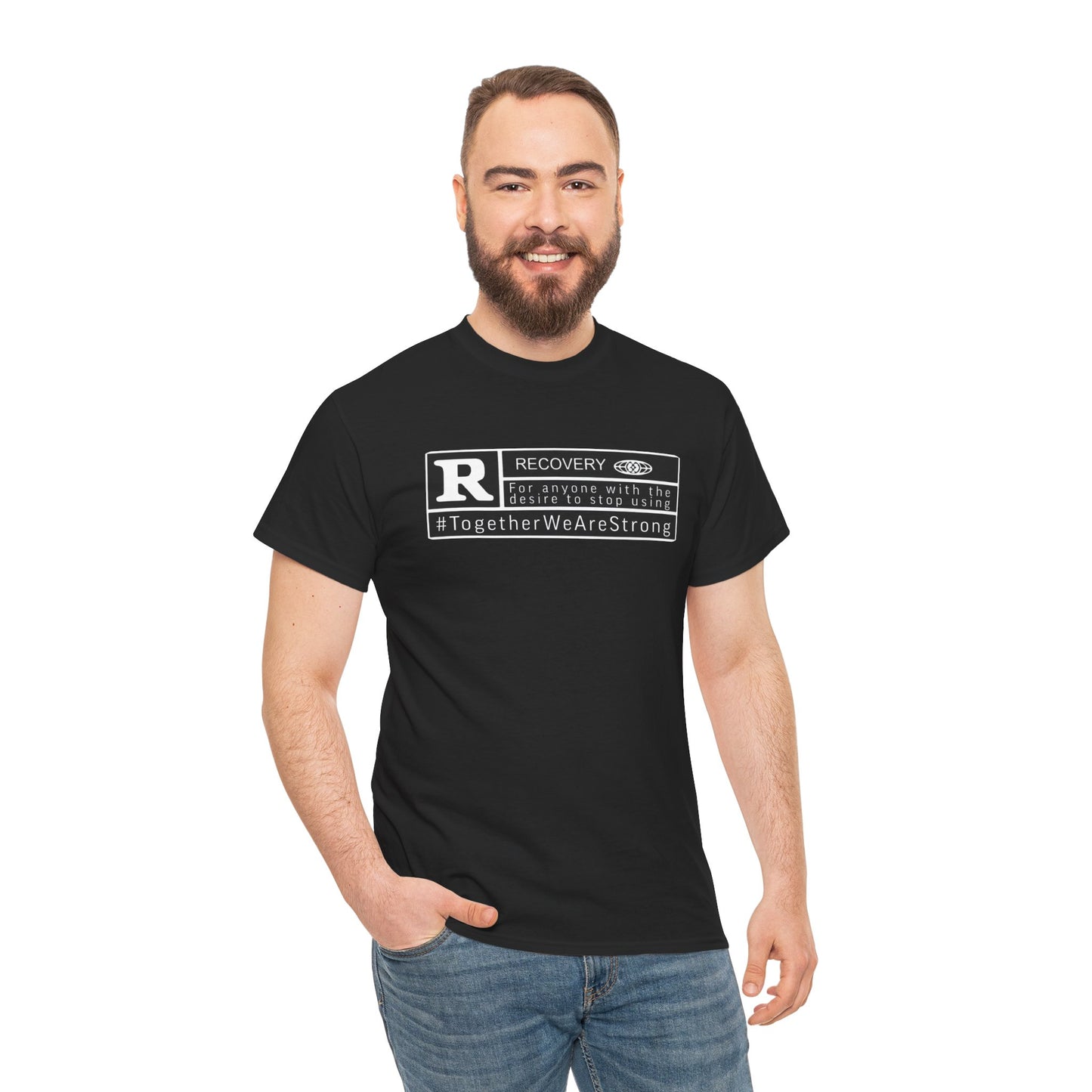 Rated R for Recovery Unisex Heavy Cotton Tee