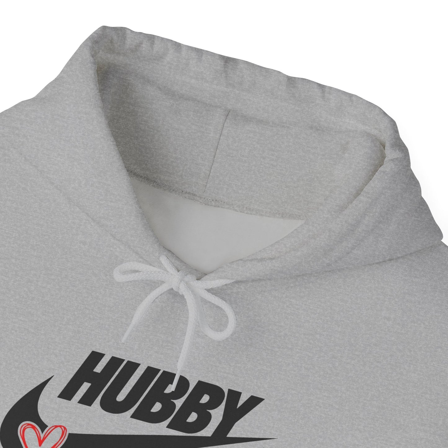 Hubby: Just Love Her Unisex Heavy Blend™ Hooded Sweatshirt