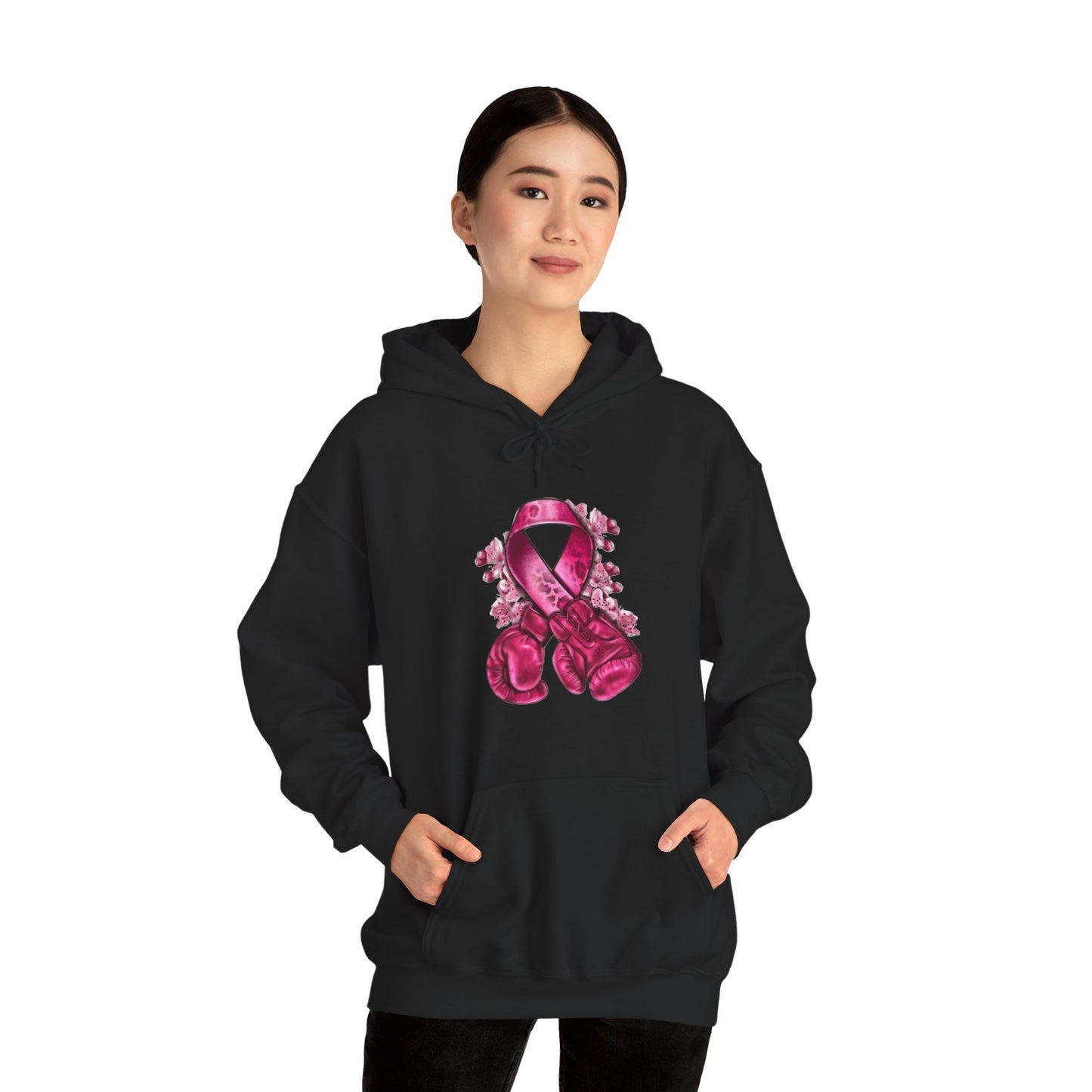 Breast Cancer Awareness, Fighting Hoodie, Cozy Sweatshirt, Supportive Gift, Pink Ribbon, Unisex Pullover, Hopeful Fashion