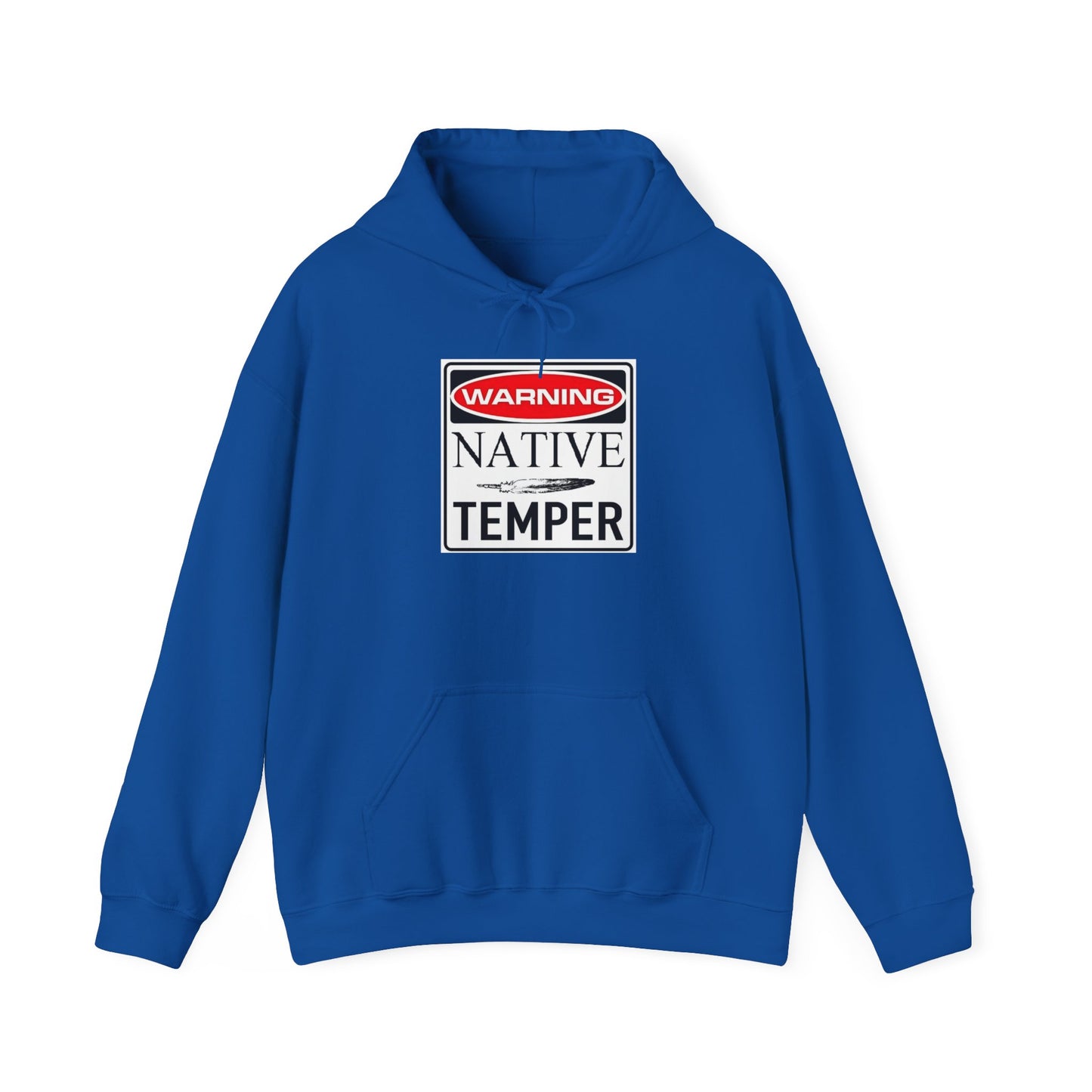 Warning Native temper Unisex Heavy Blend™ Hooded Sweatshirt