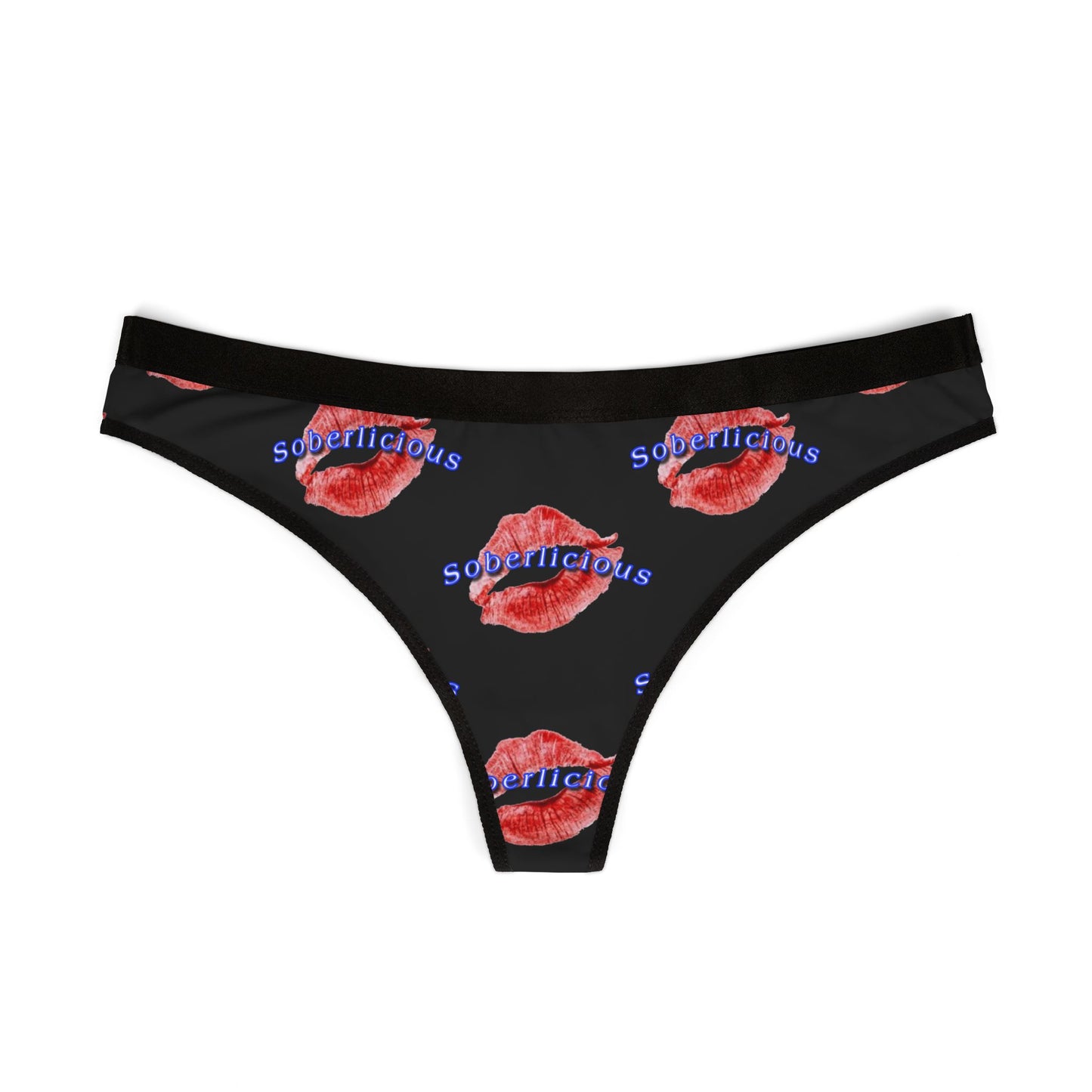 Soberlicious Women's Thongs (AOP)