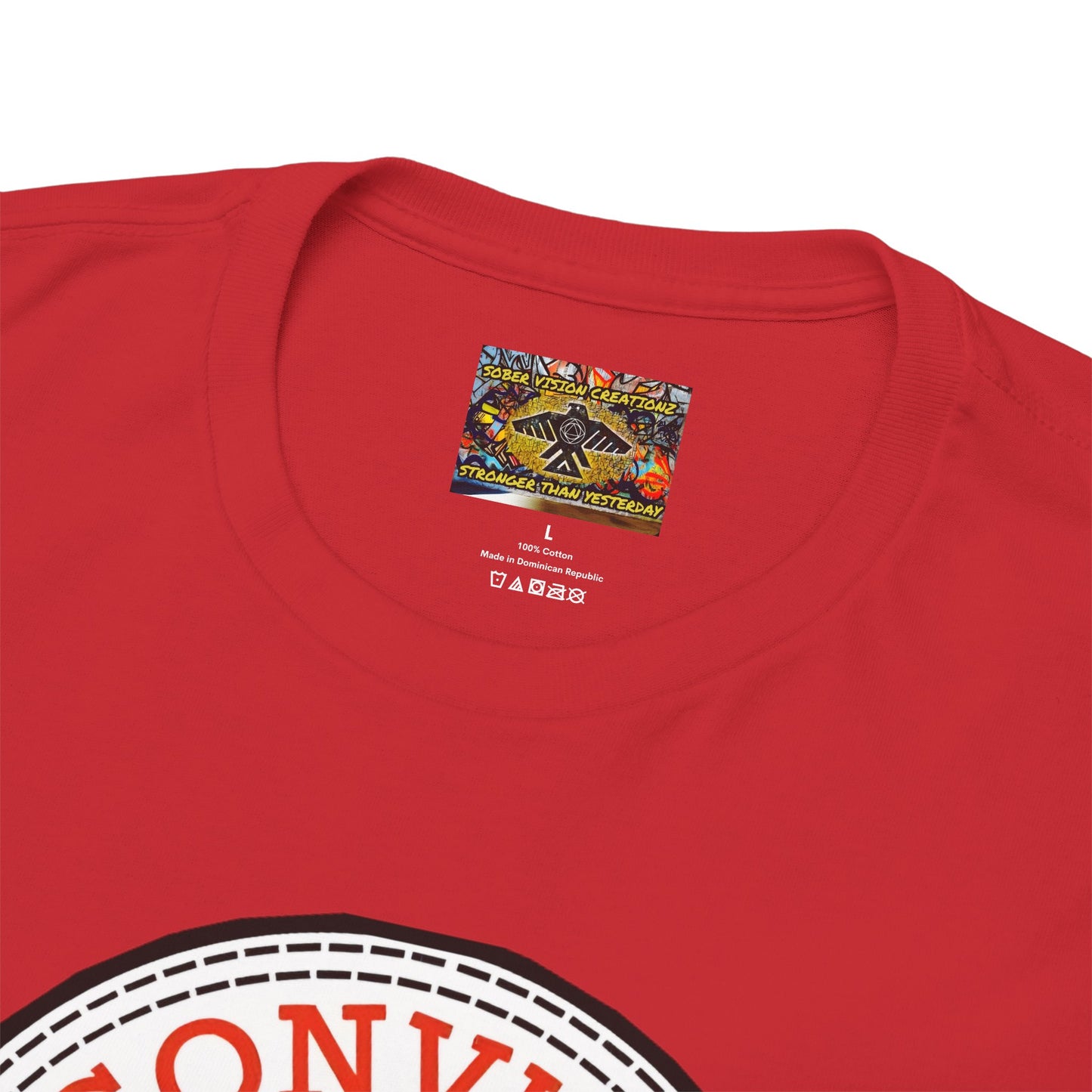 Convict All States Unisex Heavy Cotton Tee - Casualwear, Street Style, Gift for Him/Her, Retro Vintage Shirt, Fun Graphic Tee