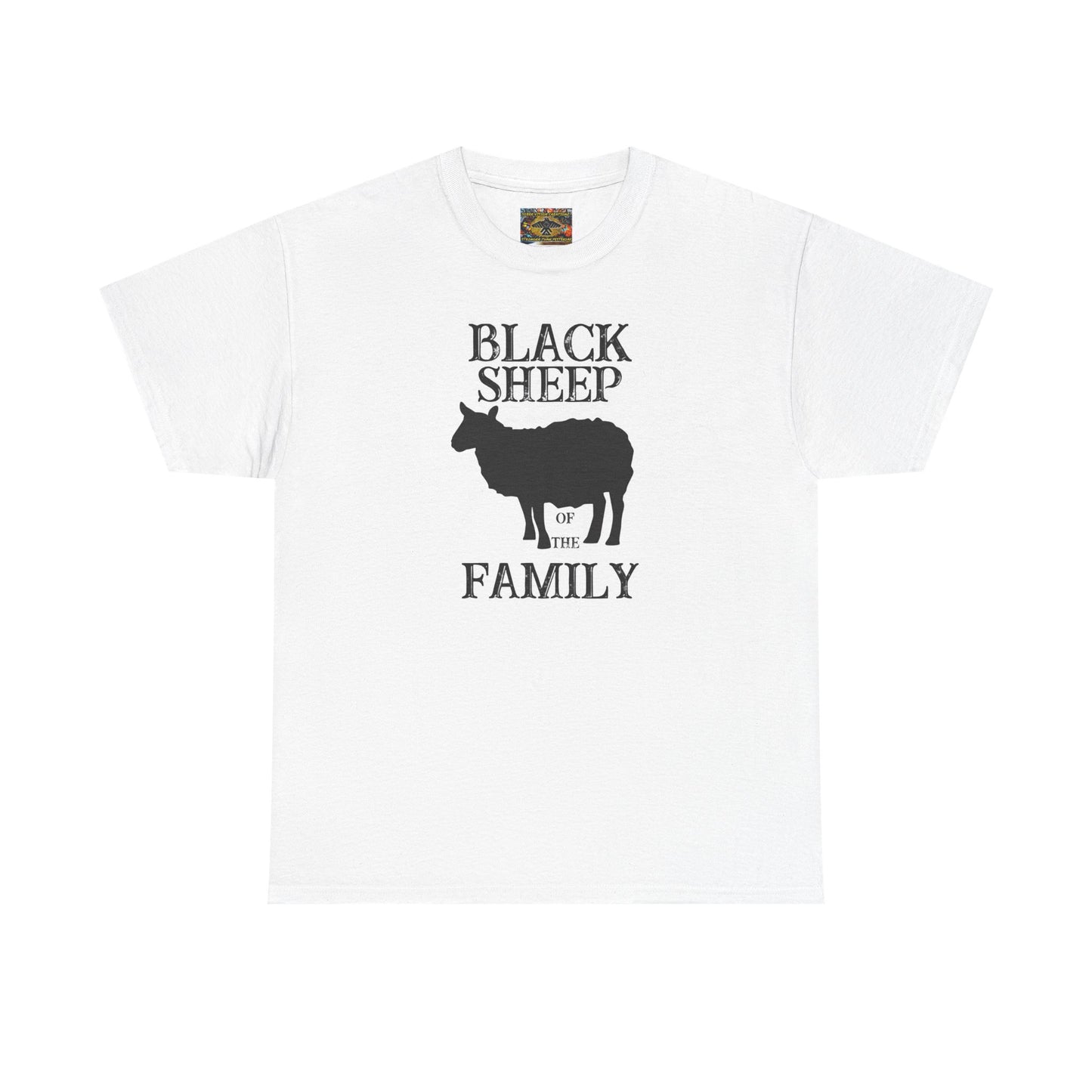Black Sheep Of The Family Unisex Heavy Cotton Tee | Funny Family Shirt, Gift for Family Reunions, Casual Wear, Unique Gift