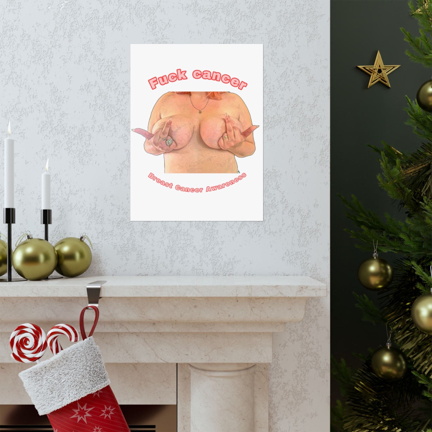 F*ck Cancer Matte Vertical Posters