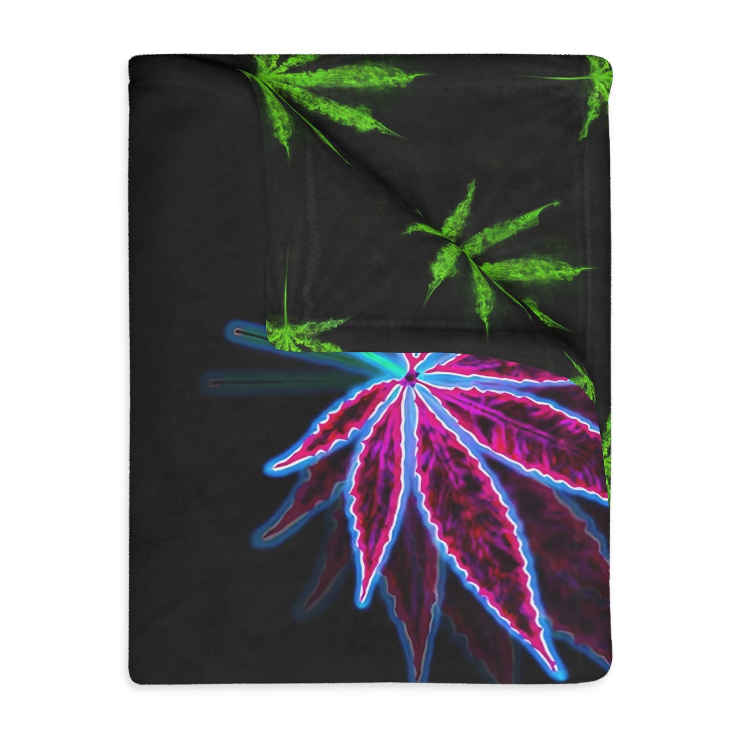 Herbal Medicine Velveteen Microfiber Blanket (Two-sided print)