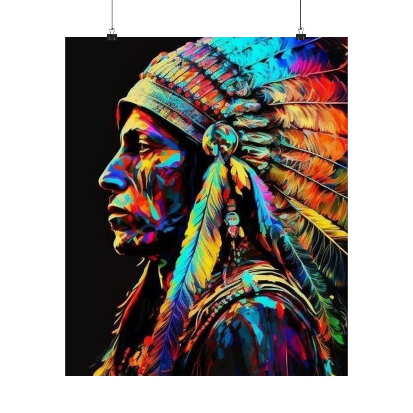 Chief of all colors Matte Vertical Posters
