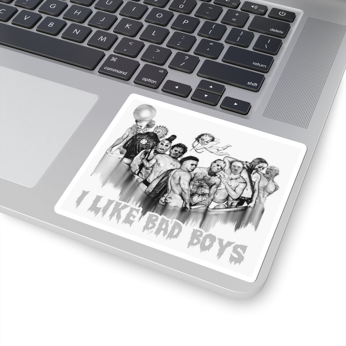 I like bad boys Kiss-Cut Stickers