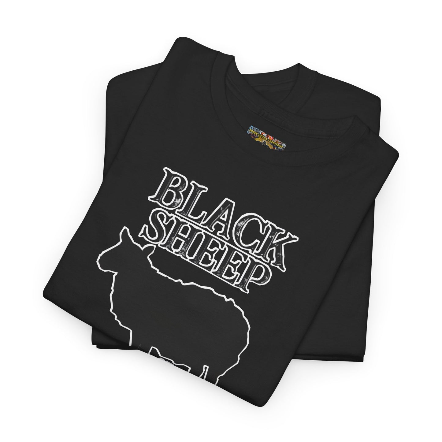Black Sheep Of The Family Unisex Heavy Cotton Tee | Funny Family Shirt, Gift for Family Reunions, Casual Wear, Unique Gift