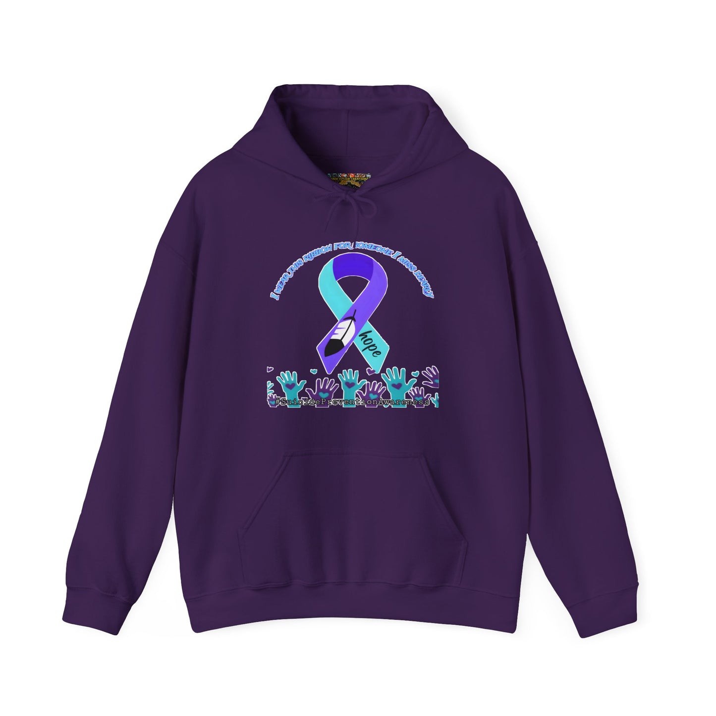 Suicide Prevention Awareness Hoodie, Unisex Support Sweatshirt, Motivational Gift for Activists, Mental Health Awareness, Comfort Wear for Causes