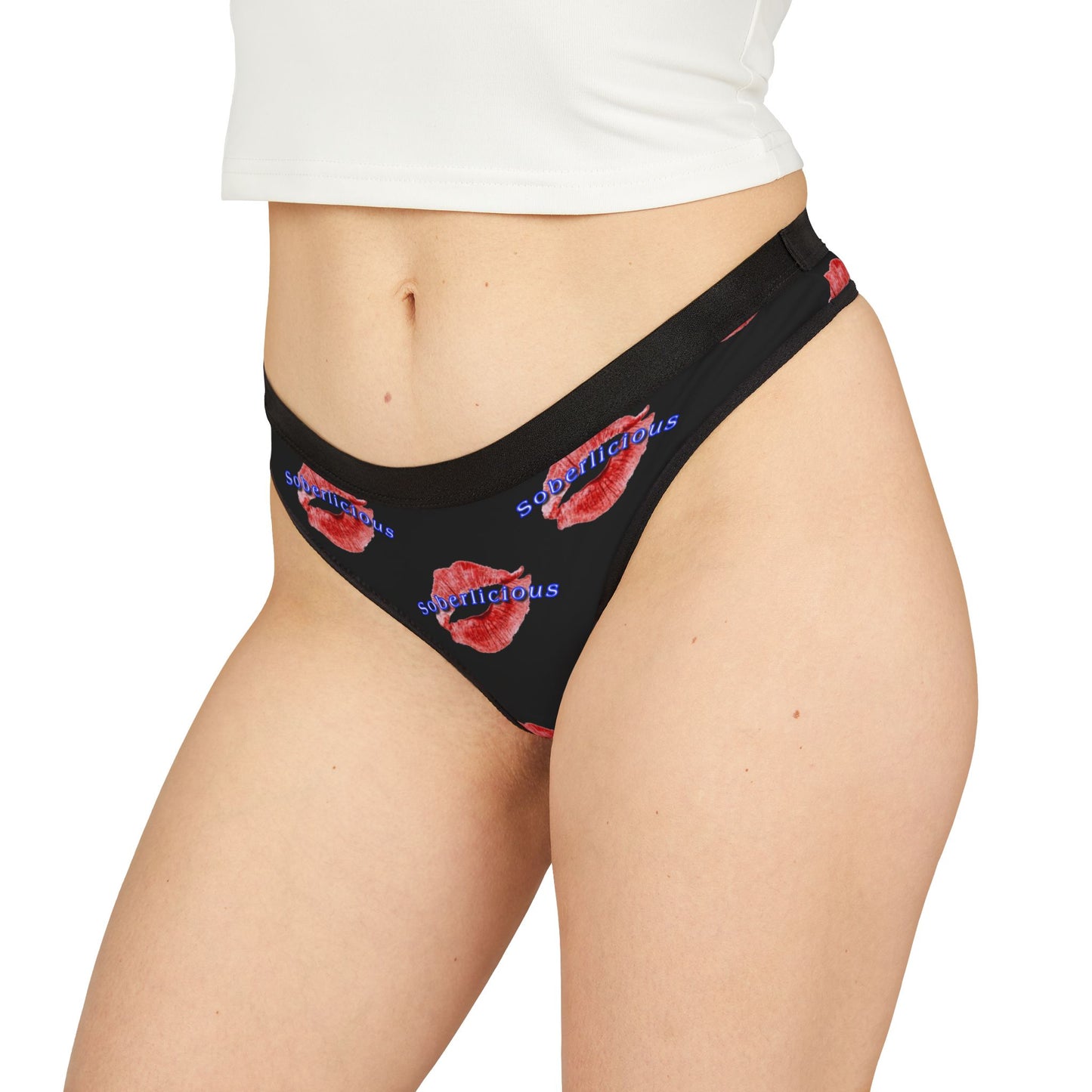 Soberlicious Women's Thongs (AOP)