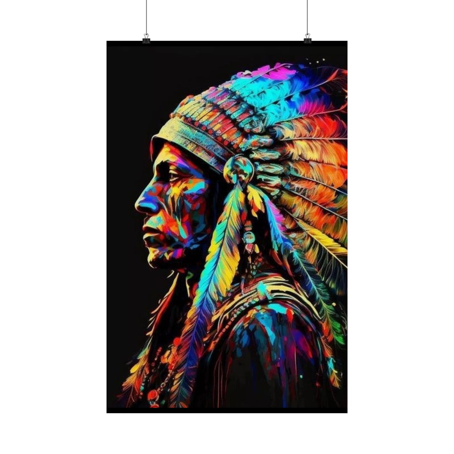 Chief of all colors Matte Vertical Posters