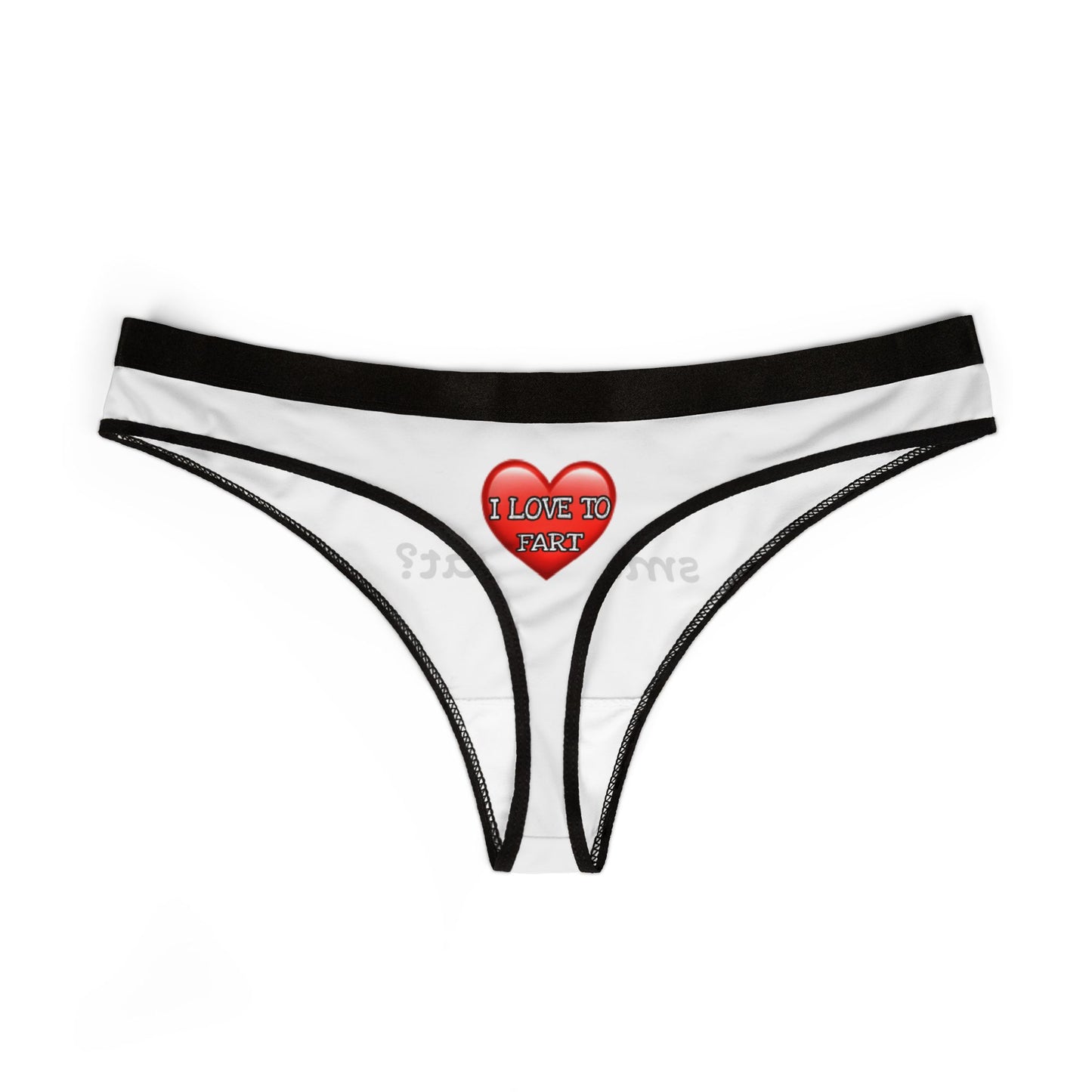 I love to fart Women's Thongs (AOP)