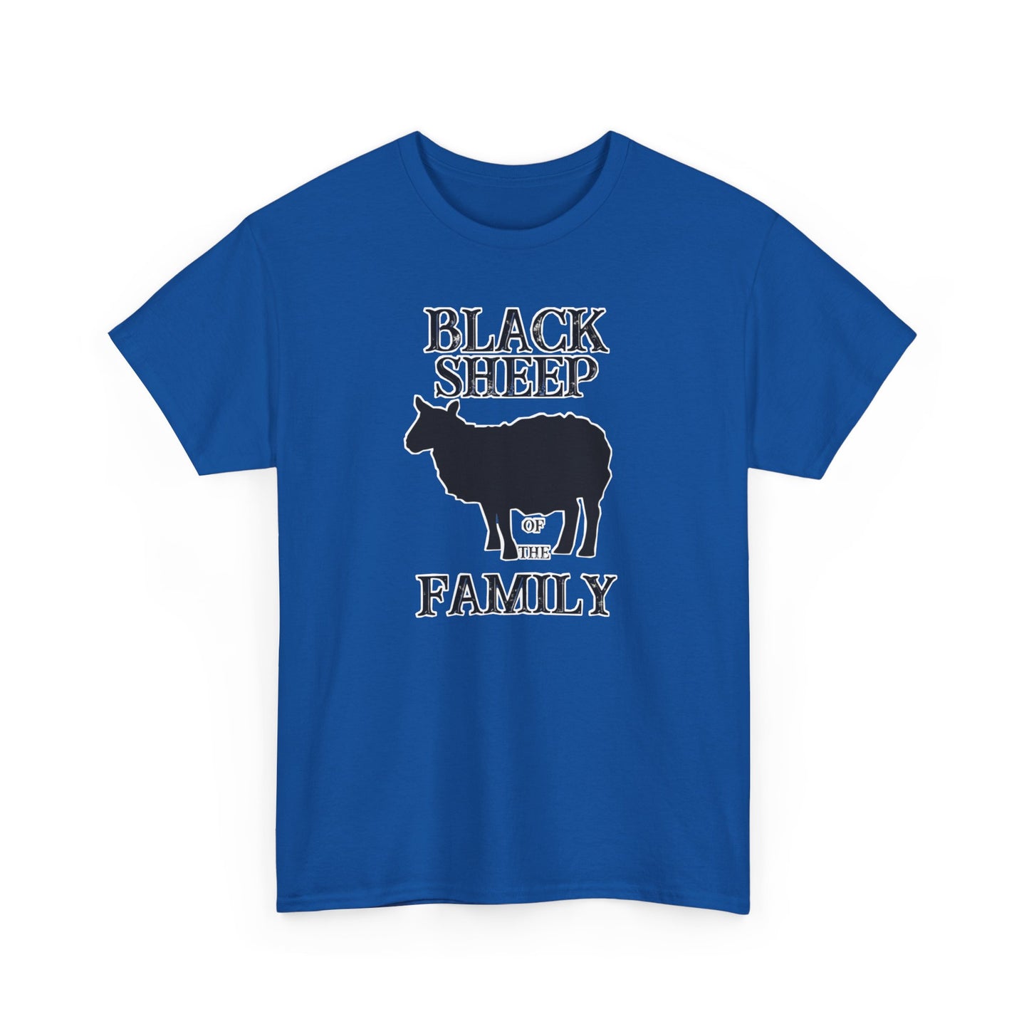 Black Sheep Of The Family Unisex Heavy Cotton Tee | Funny Family Shirt, Gift for Family Reunions, Casual Wear, Unique Gift