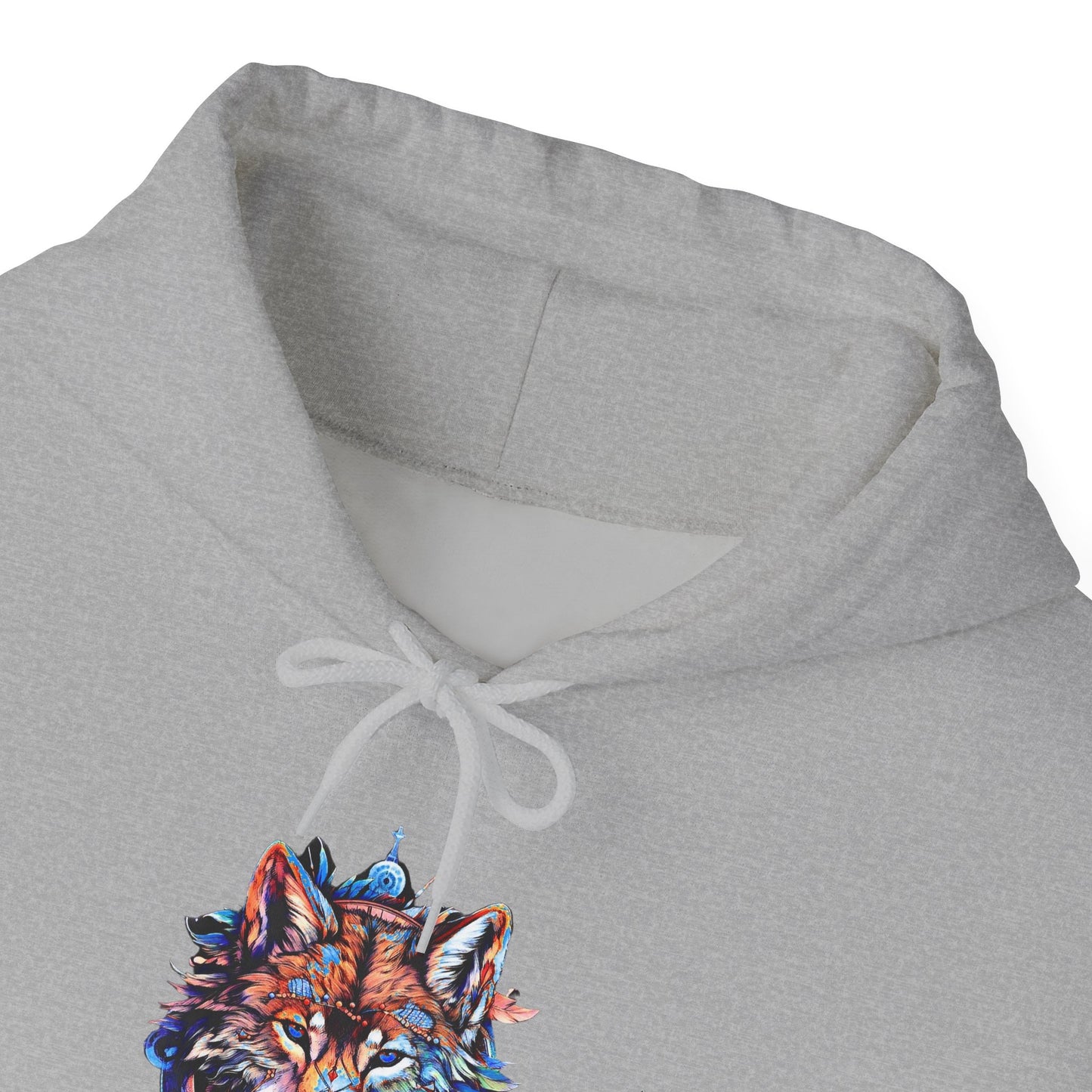 The blue eyed wolf Hooded Sweatshirt
