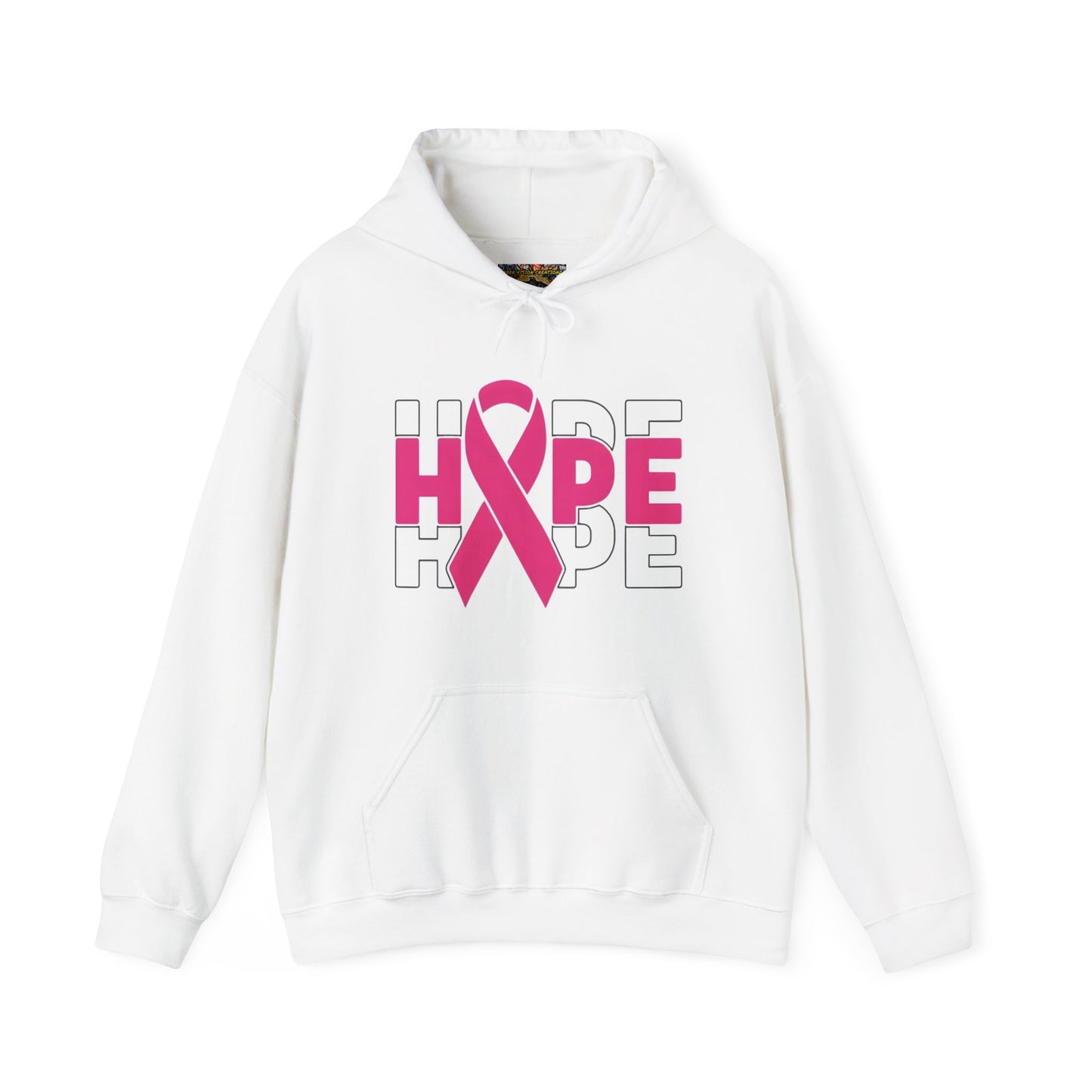 Hope Awareness Hoodie, Breast Cancer Support Sweatshirt, Inspirational Gift, Cozy Pullover, Unisex Hoodie, Everyday Wear