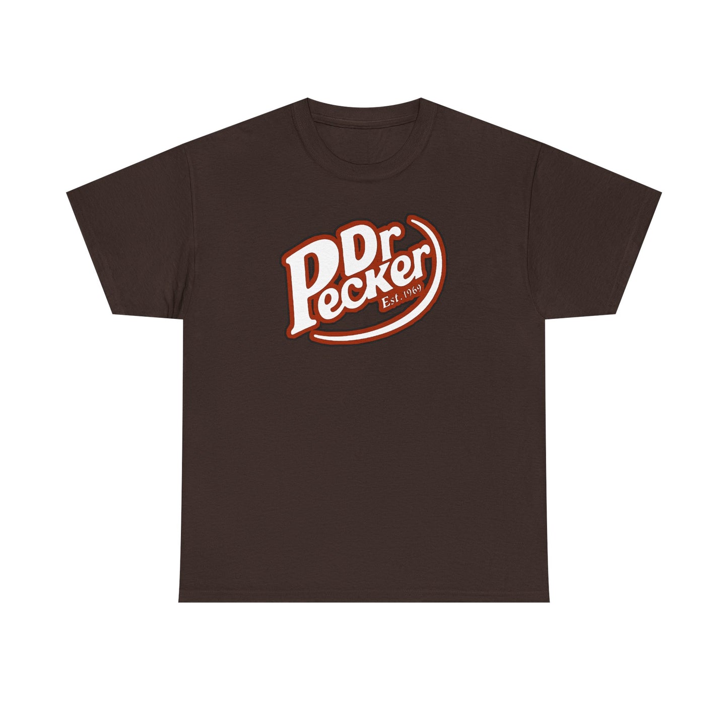 Dr Pecker Vintage Unisex Heavy Cotton Tee, Funny Graphic Tee, Quirky Gift, Casual Wear, Perfect for Parties, Great for Birthdays