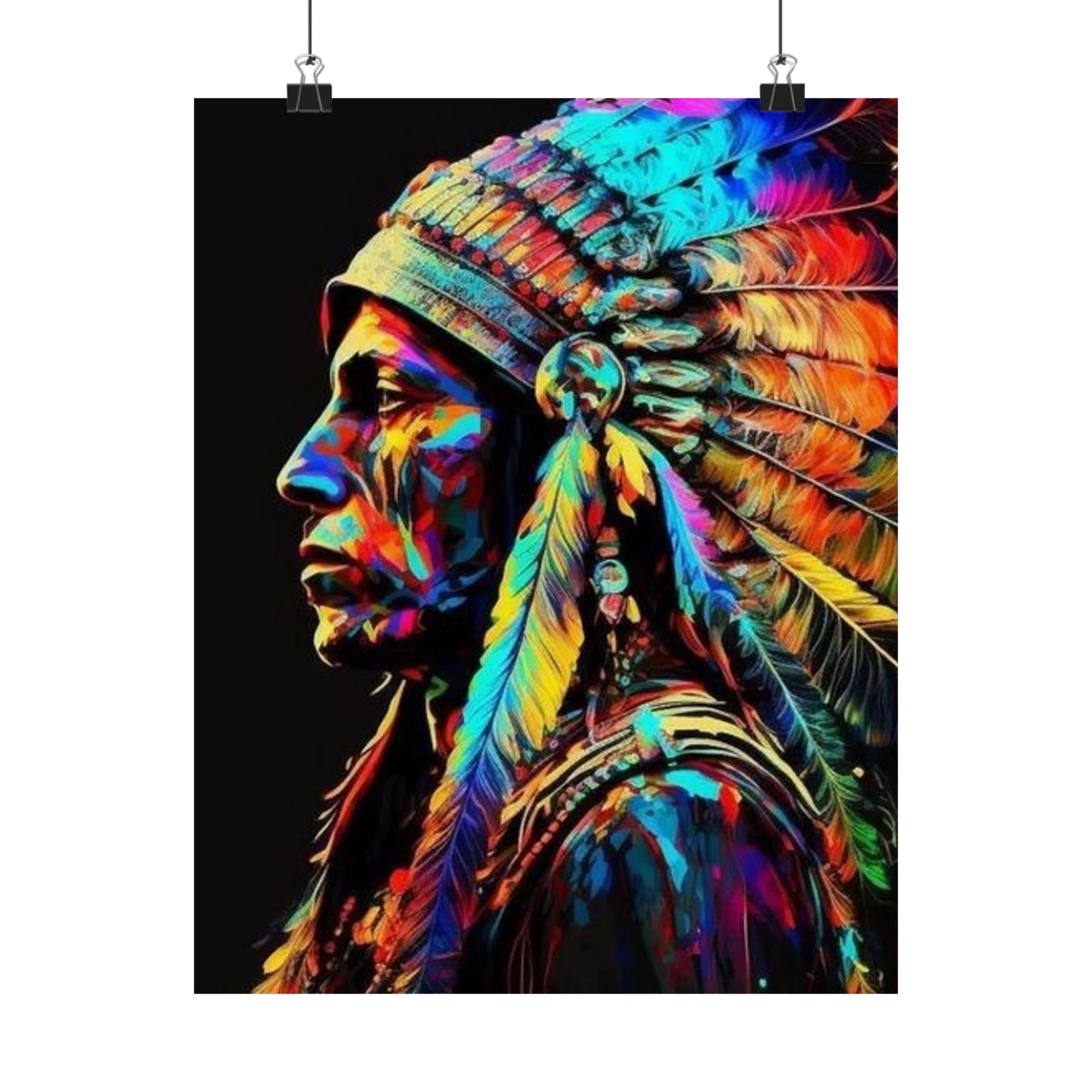 Chief of all colors Matte Vertical Posters
