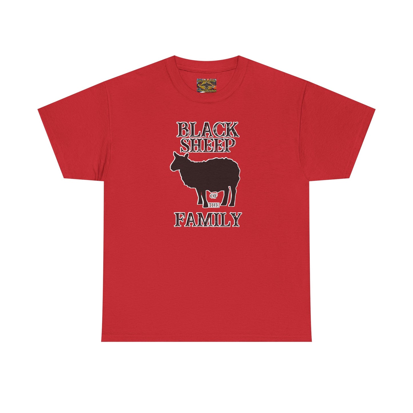 Black Sheep Of The Family Unisex Heavy Cotton Tee | Funny Family Shirt, Gift for Family Reunions, Casual Wear, Unique Gift