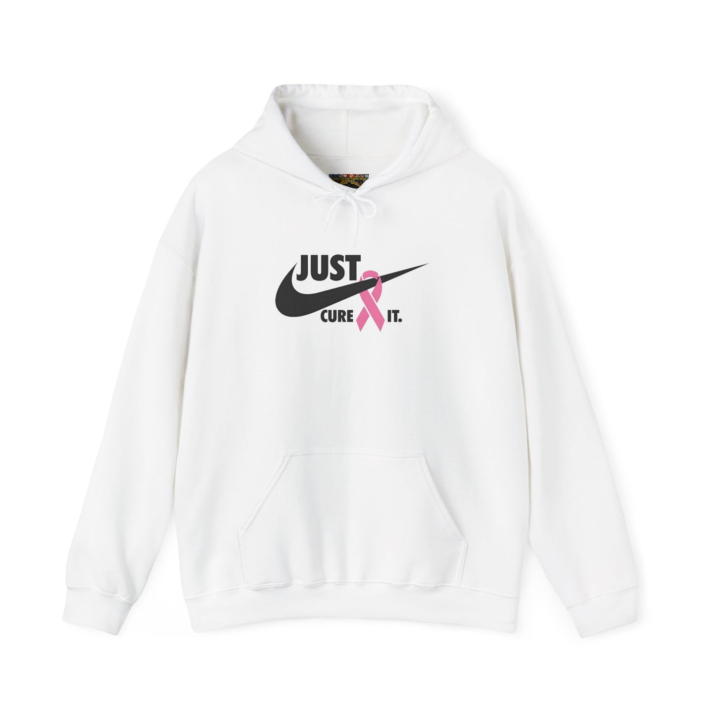 Just Cure It Unisex Hoodie - Support Breast Cancer Awareness