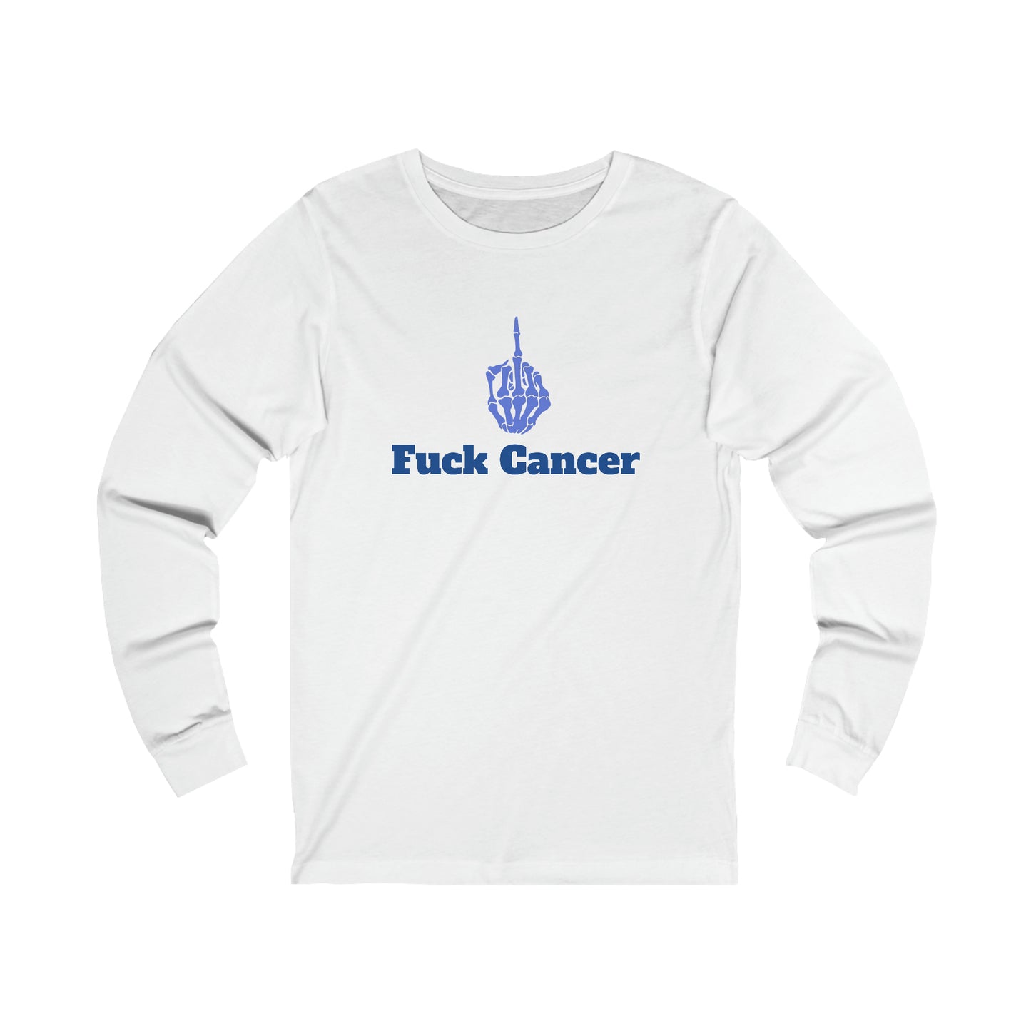 F*ck Cancer Unisex Jersey Long Sleeve Tee