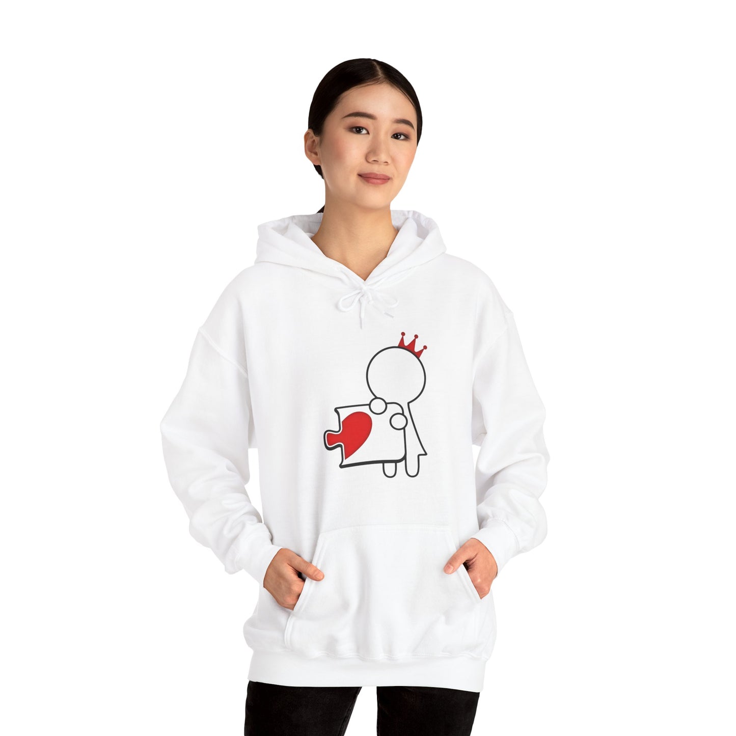 Jigsaw Queen Unisex Heavy Blend™ Hooded Sweatshirt