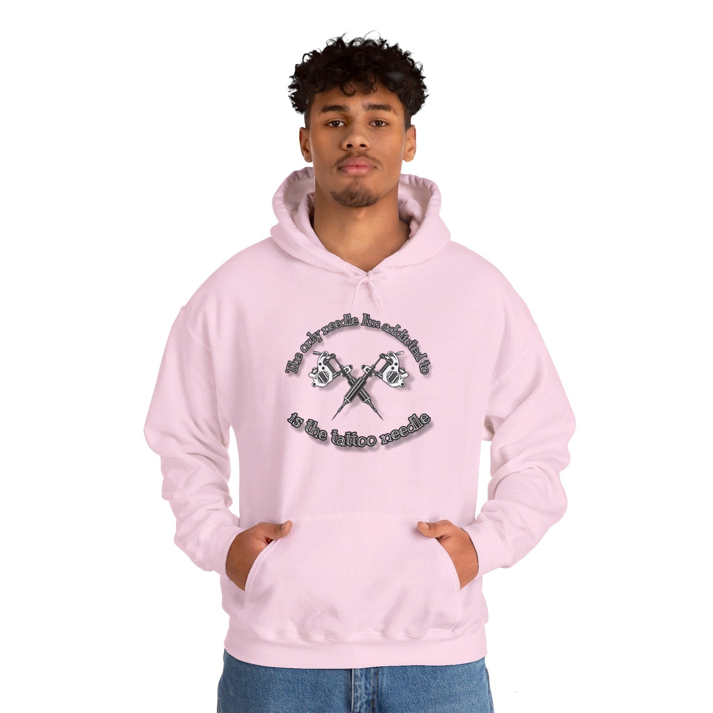 The only needle I'm addicted to Unisex Heavy Blend™ Hooded Sweatshirt